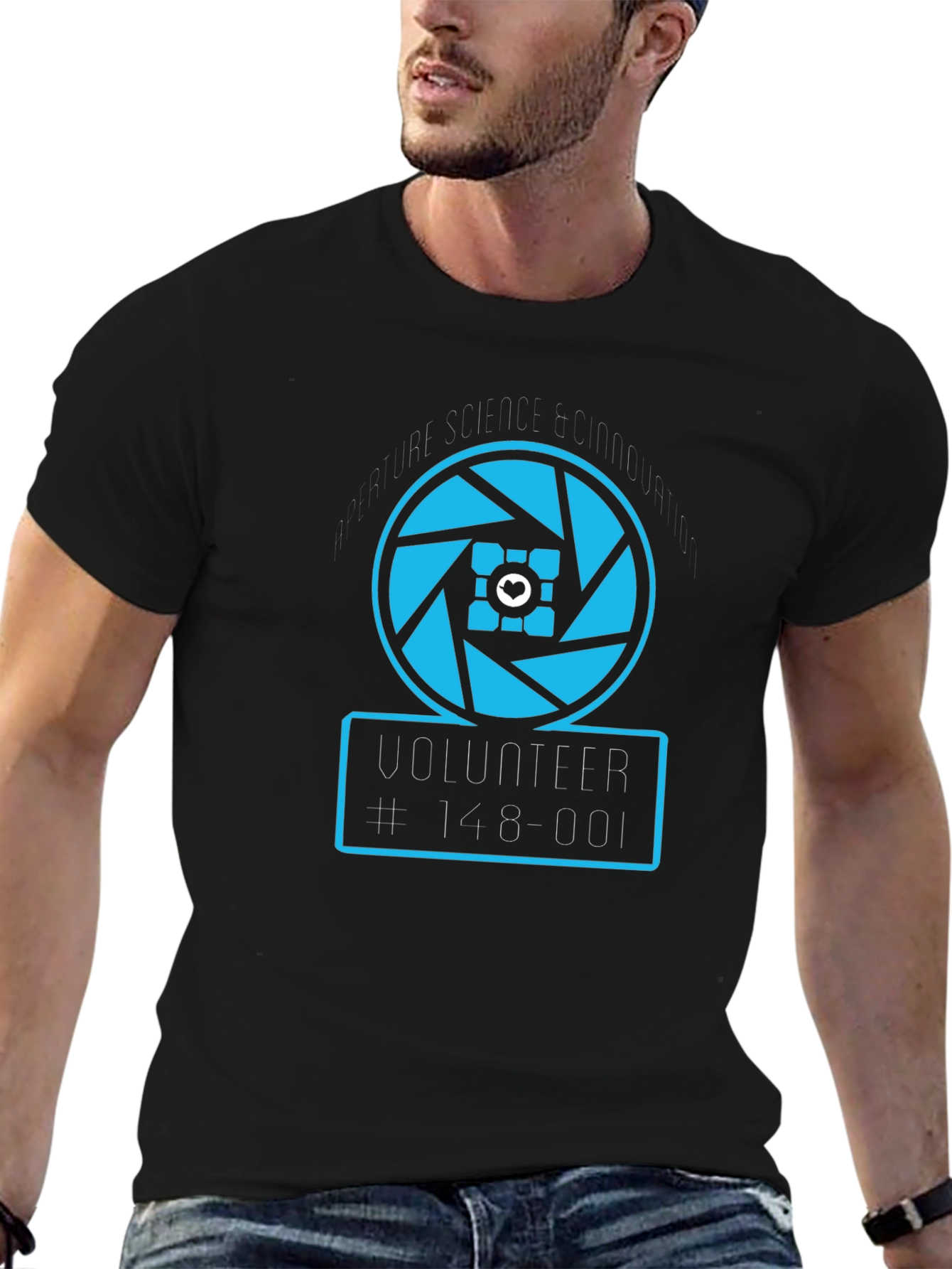 Aperture Science Volunteer T-Shirt - Black
