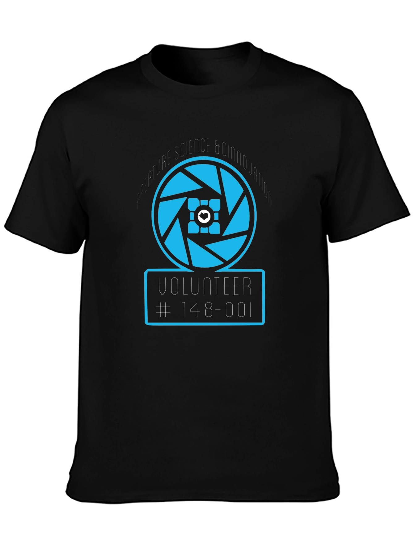 Aperture Science Volunteer T-Shirt - Black