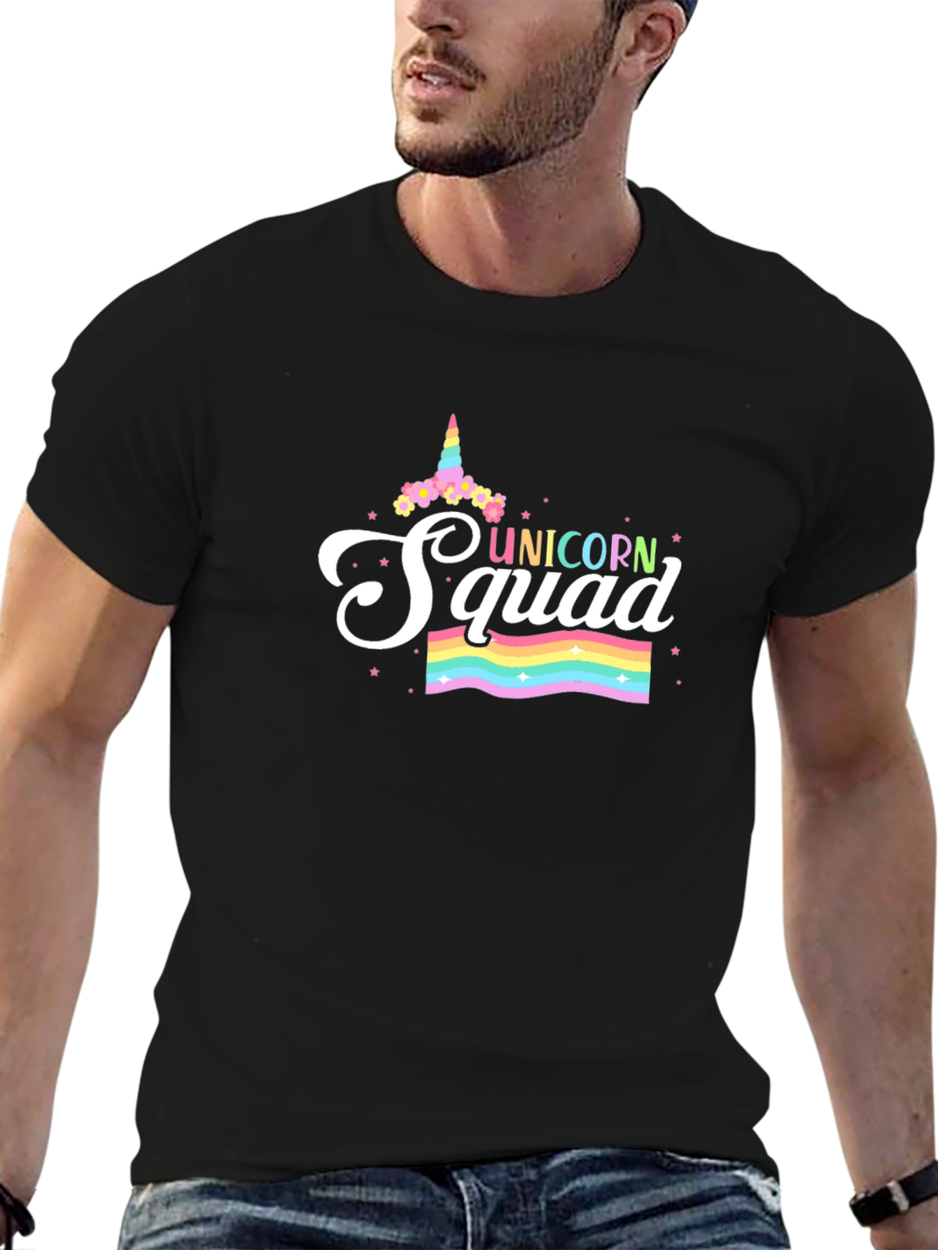 Unicorn Squad Black T-Shirt