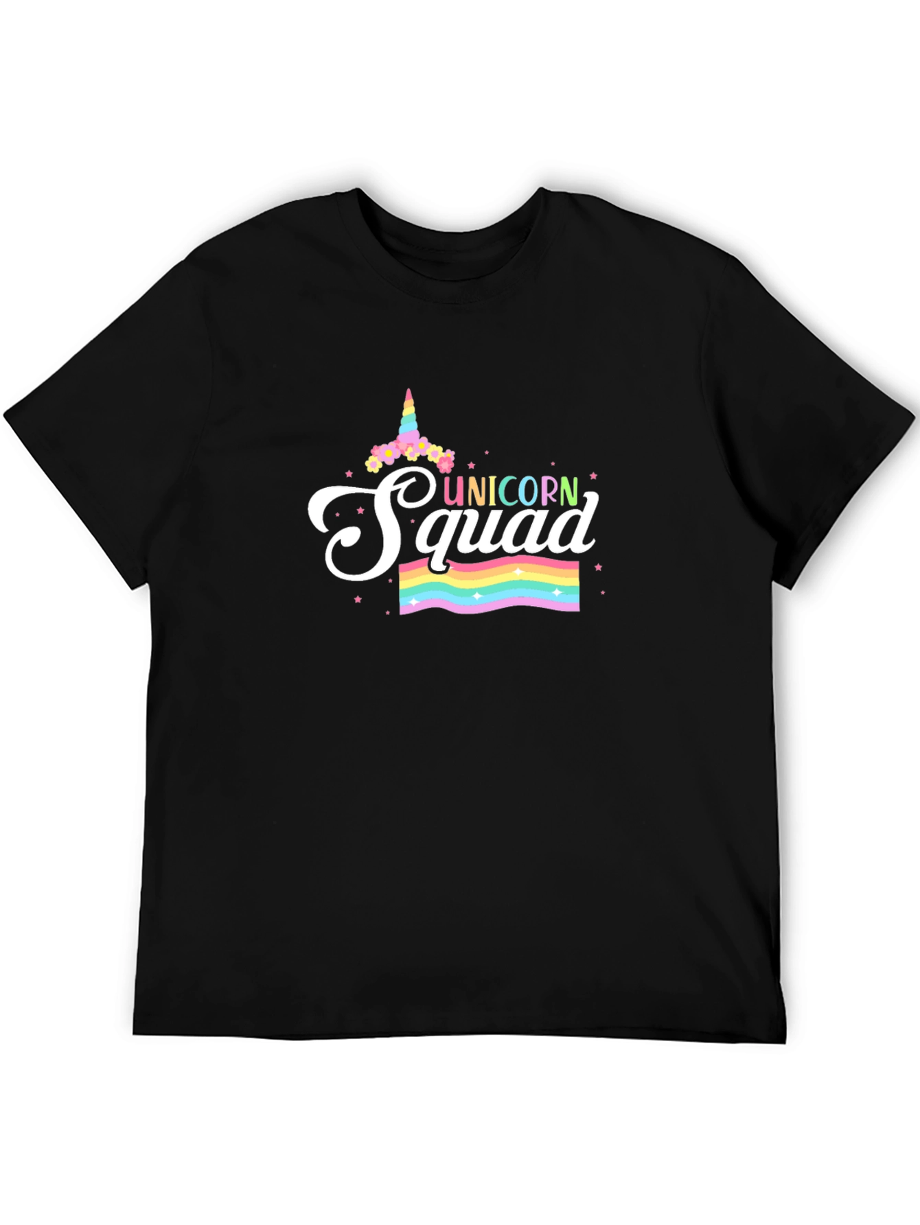 Unicorn Squad Black T-Shirt
