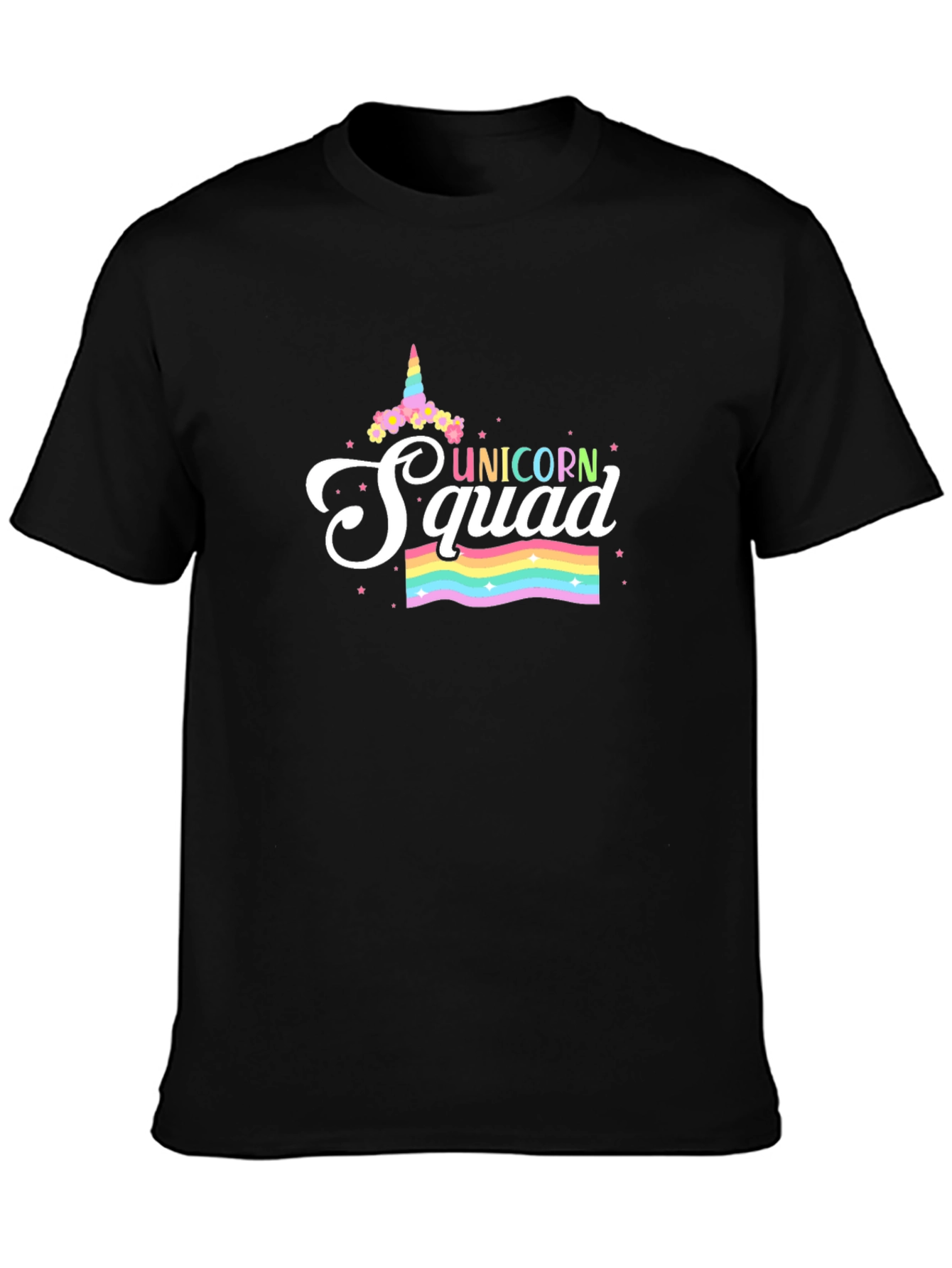 Unicorn Squad Black T-Shirt