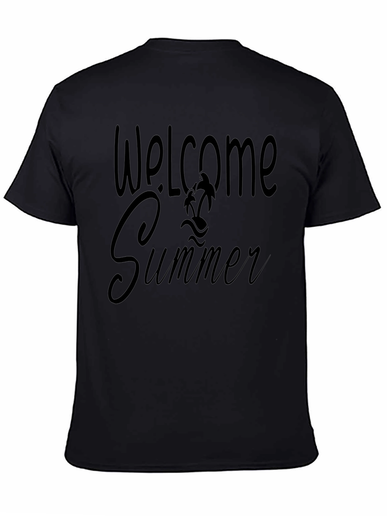 Welcome Summer Black T-Shirt