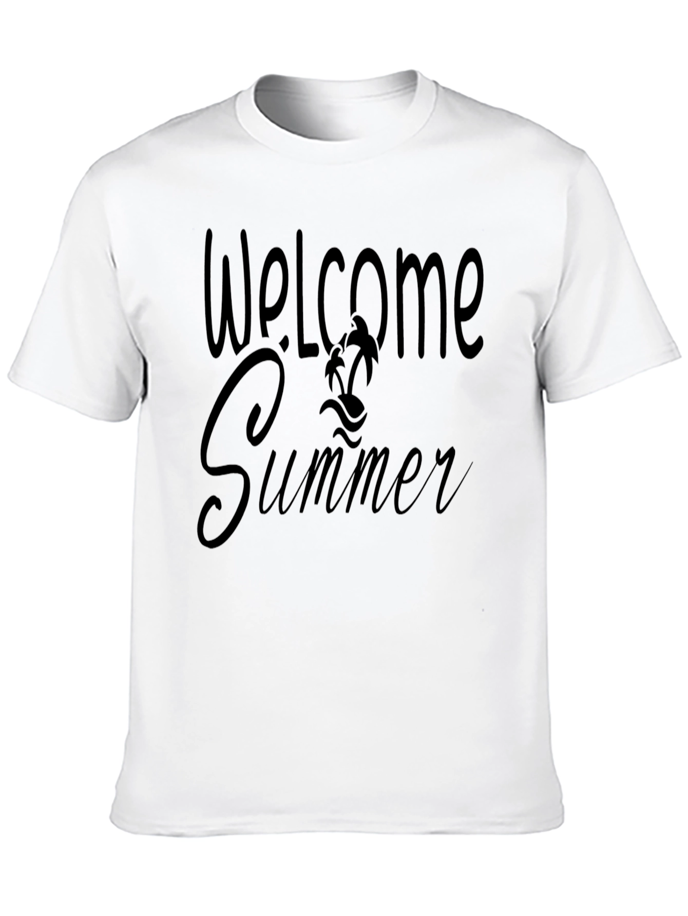 Welcome Summer Black T-Shirt
