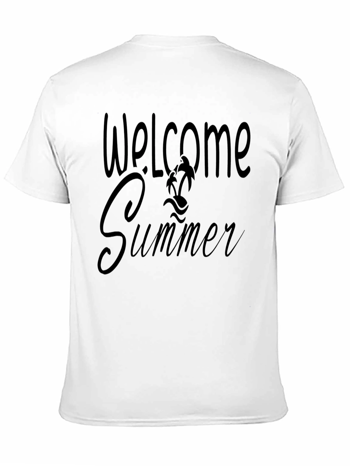 Welcome Summer Black T-Shirt