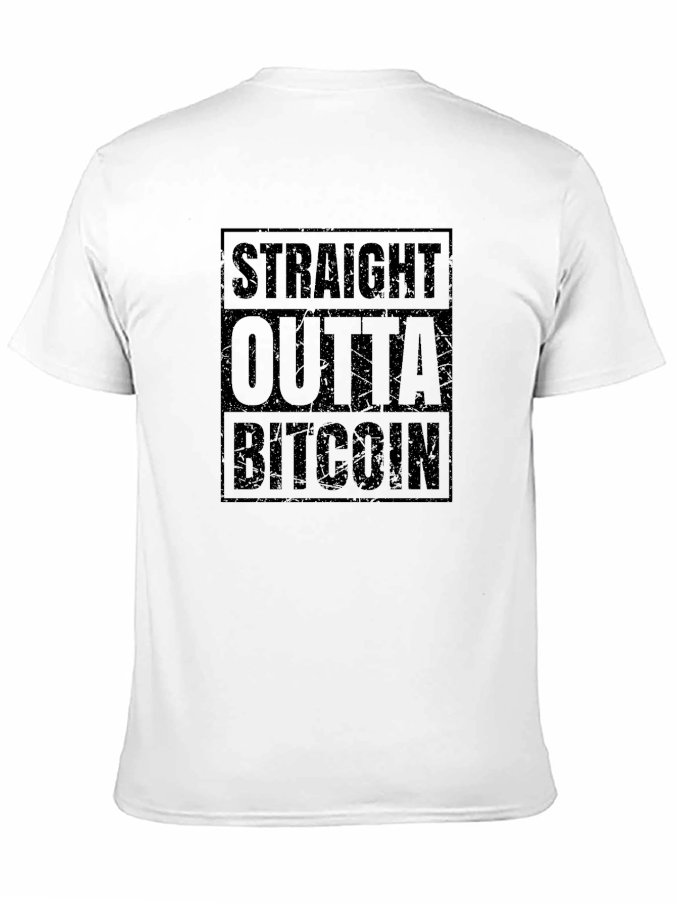 Straight Outta Bitcoin Graphic Tee
