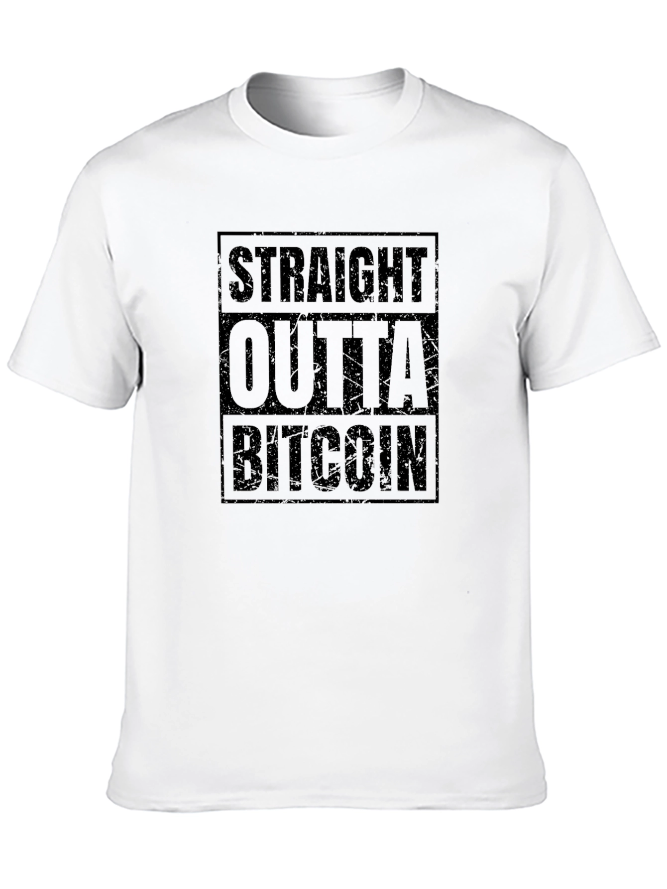 Straight Outta Bitcoin Graphic Tee