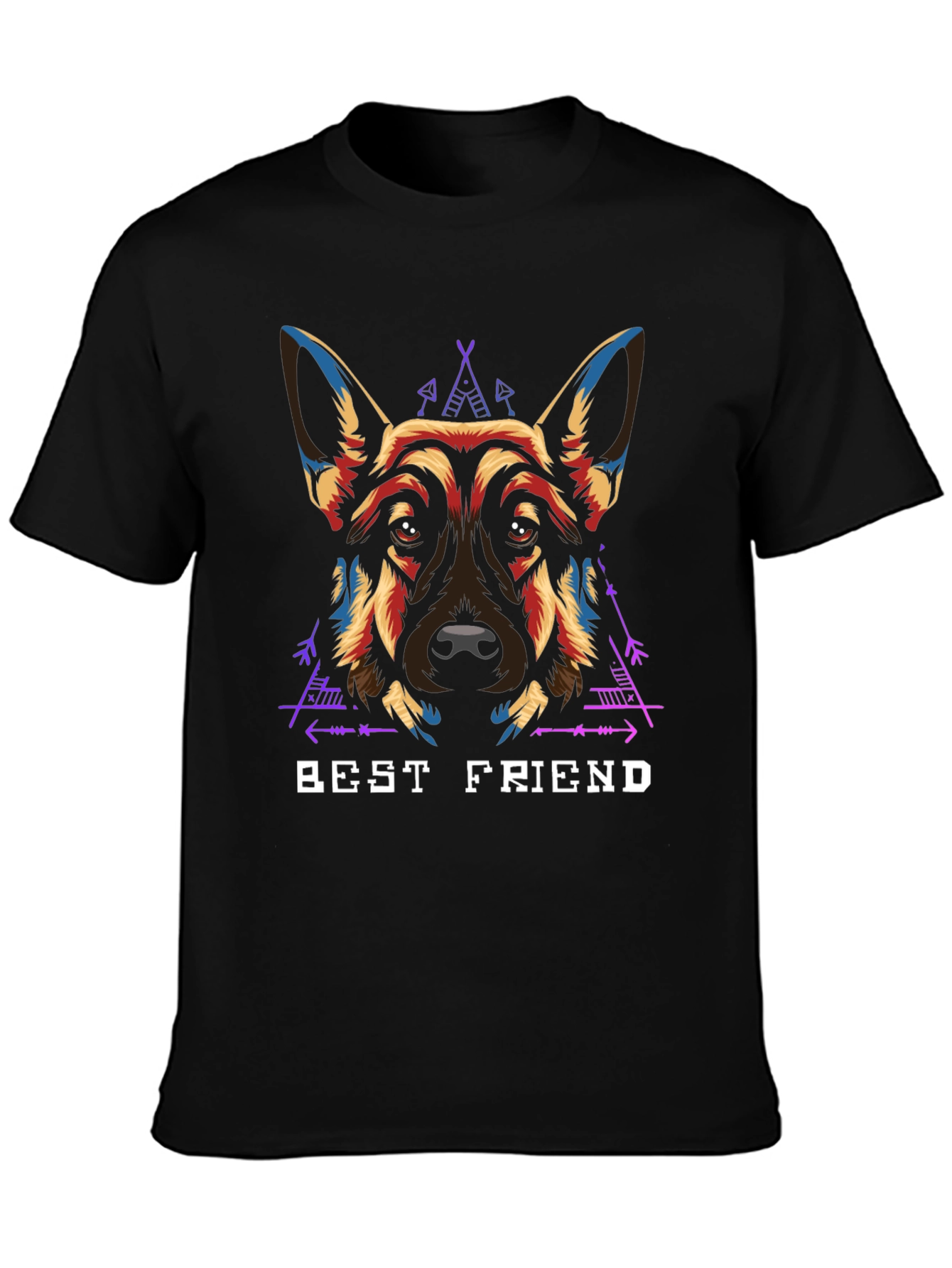 Best Friend Dog Graphic T-Shirt