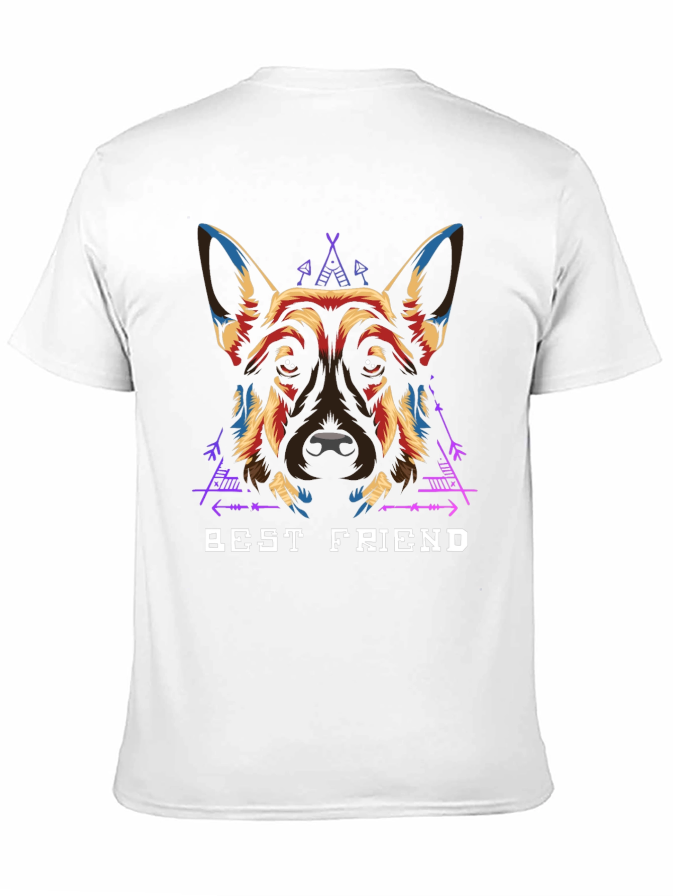 Best Friend Dog Graphic T-Shirt