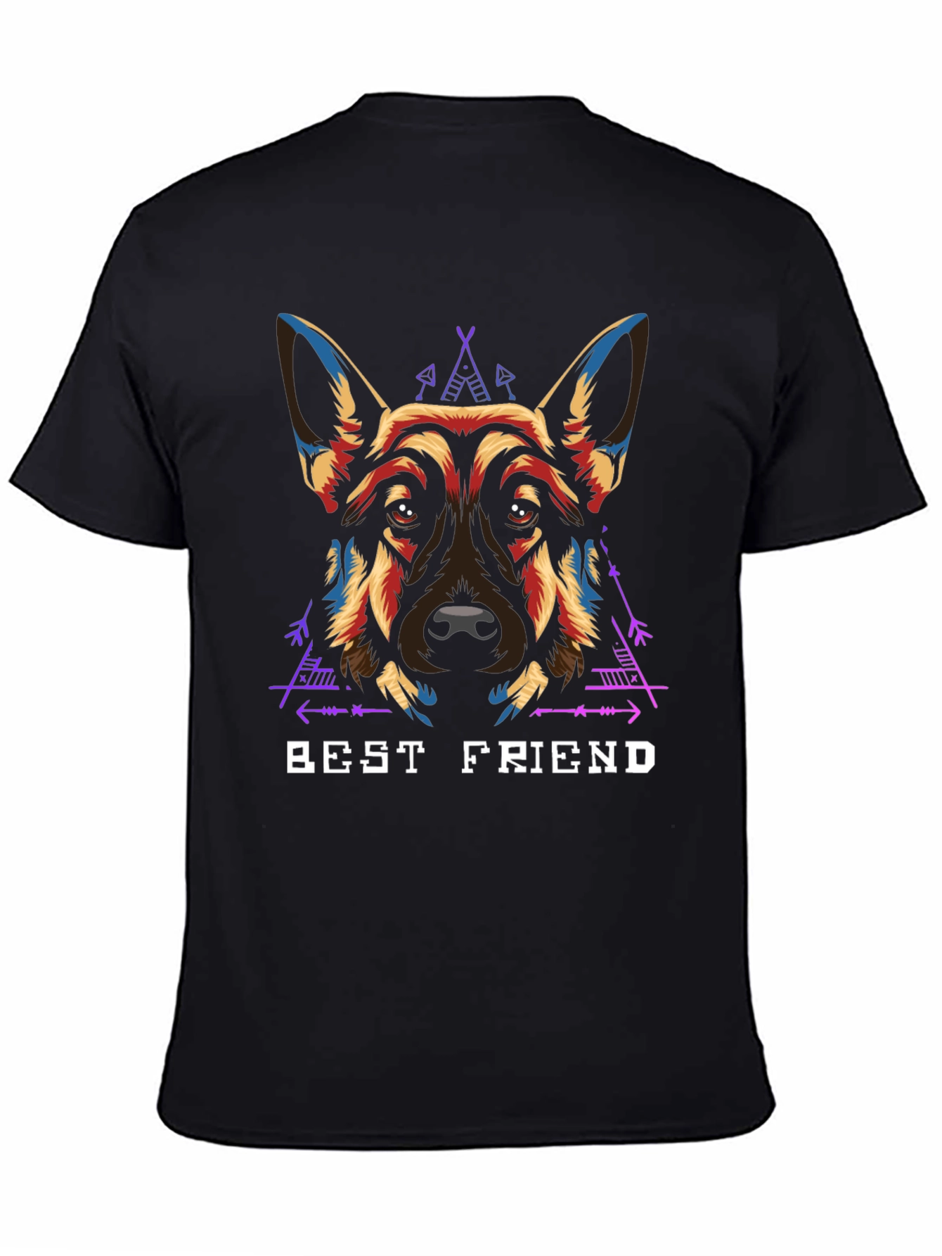 Best Friend Dog Graphic T-Shirt