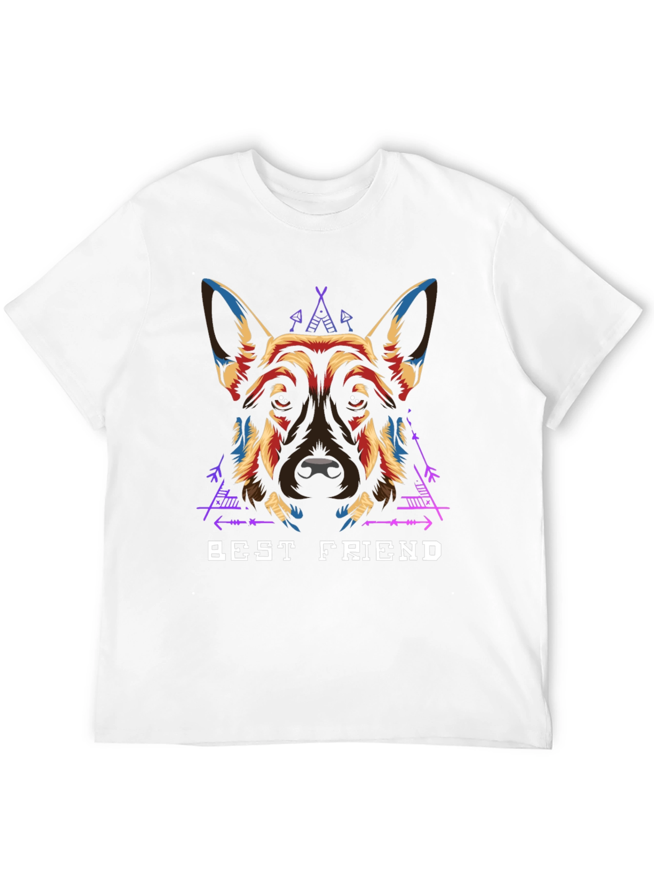 Best Friend Dog Graphic T-Shirt