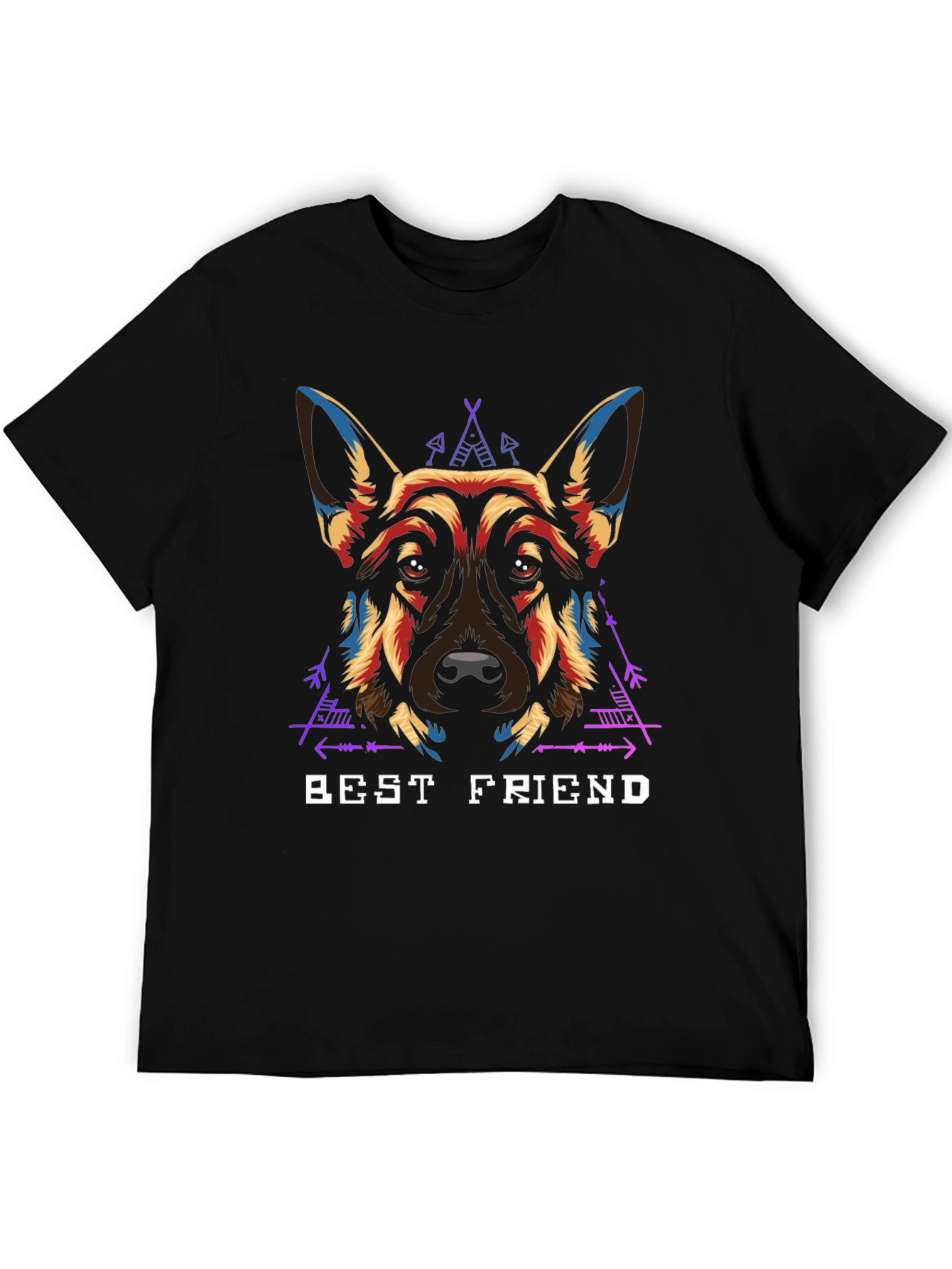 Best Friend Dog Graphic T-Shirt