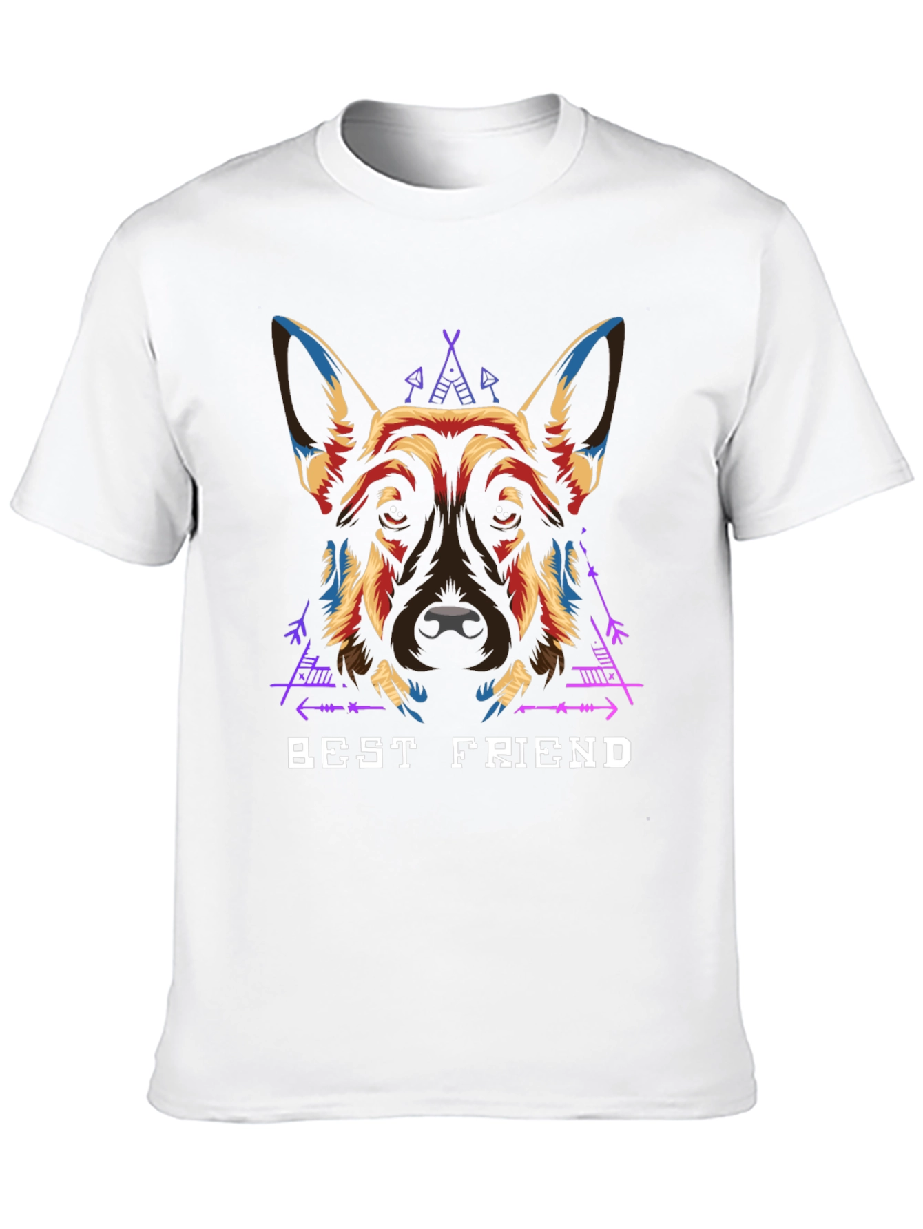 Best Friend Dog Graphic T-Shirt