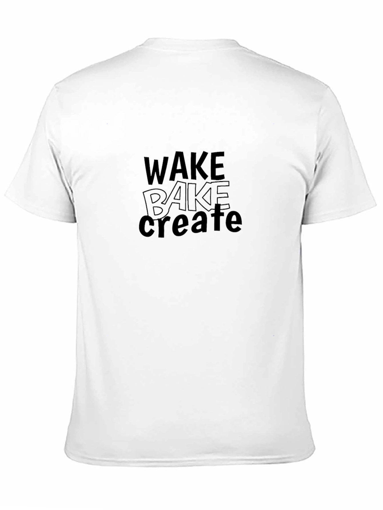 Wake Bake Create Black T-Shirt