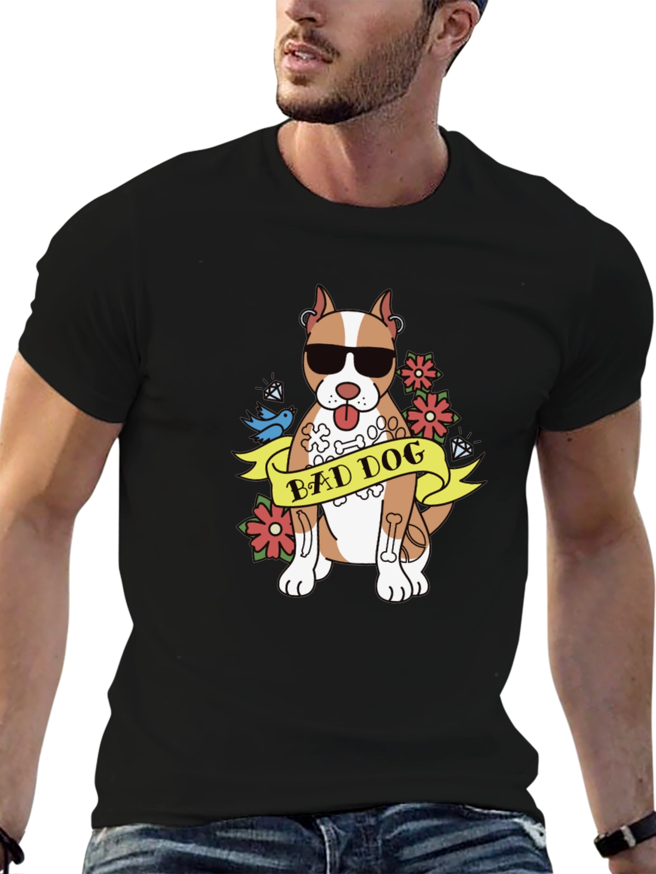Bad Dog Graphic T-Shirt