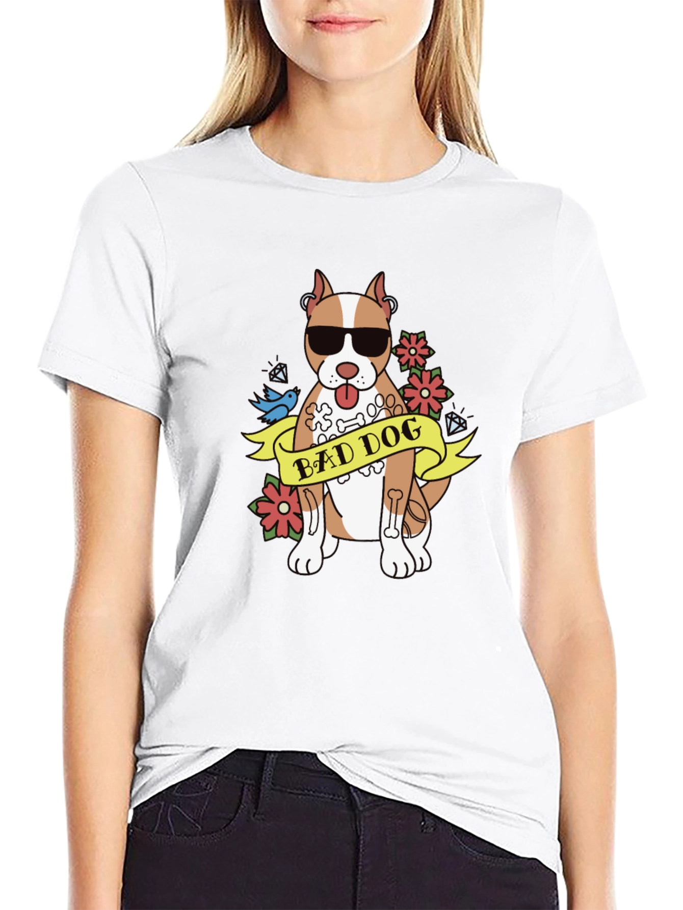 Bad Dog Graphic T-Shirt