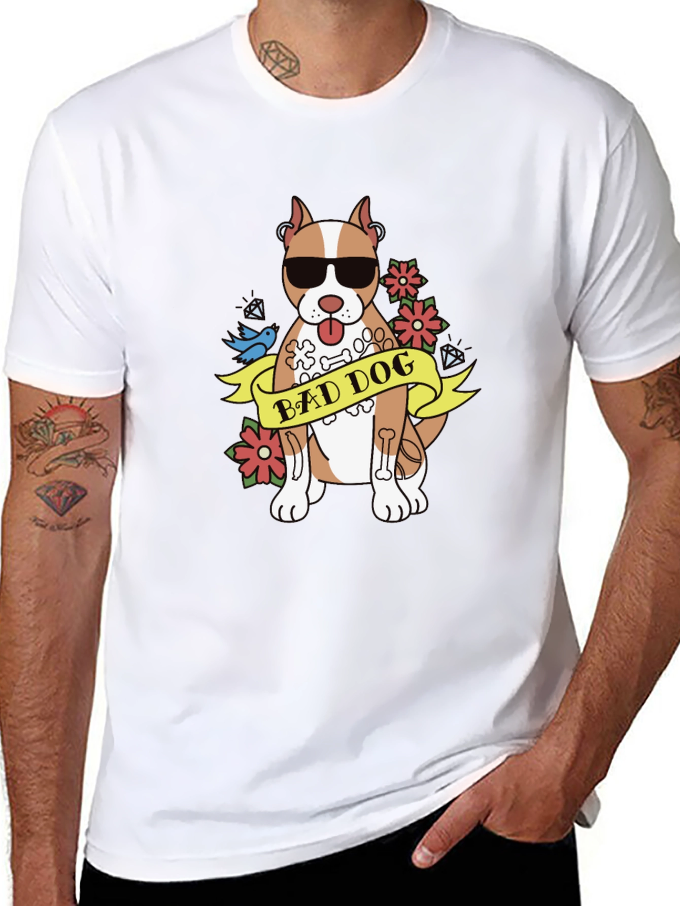 Bad Dog Graphic T-Shirt