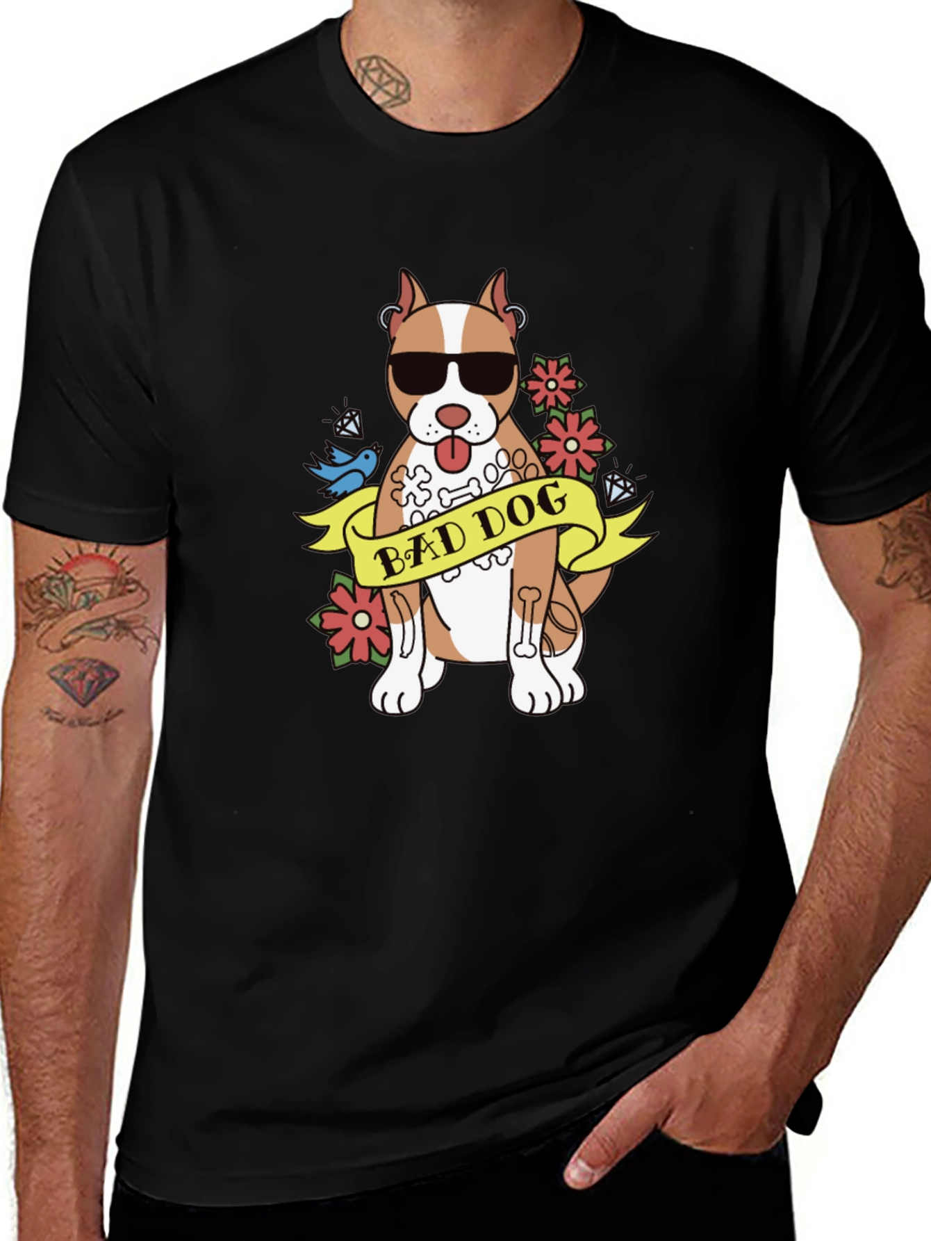 Bad Dog Graphic T-Shirt