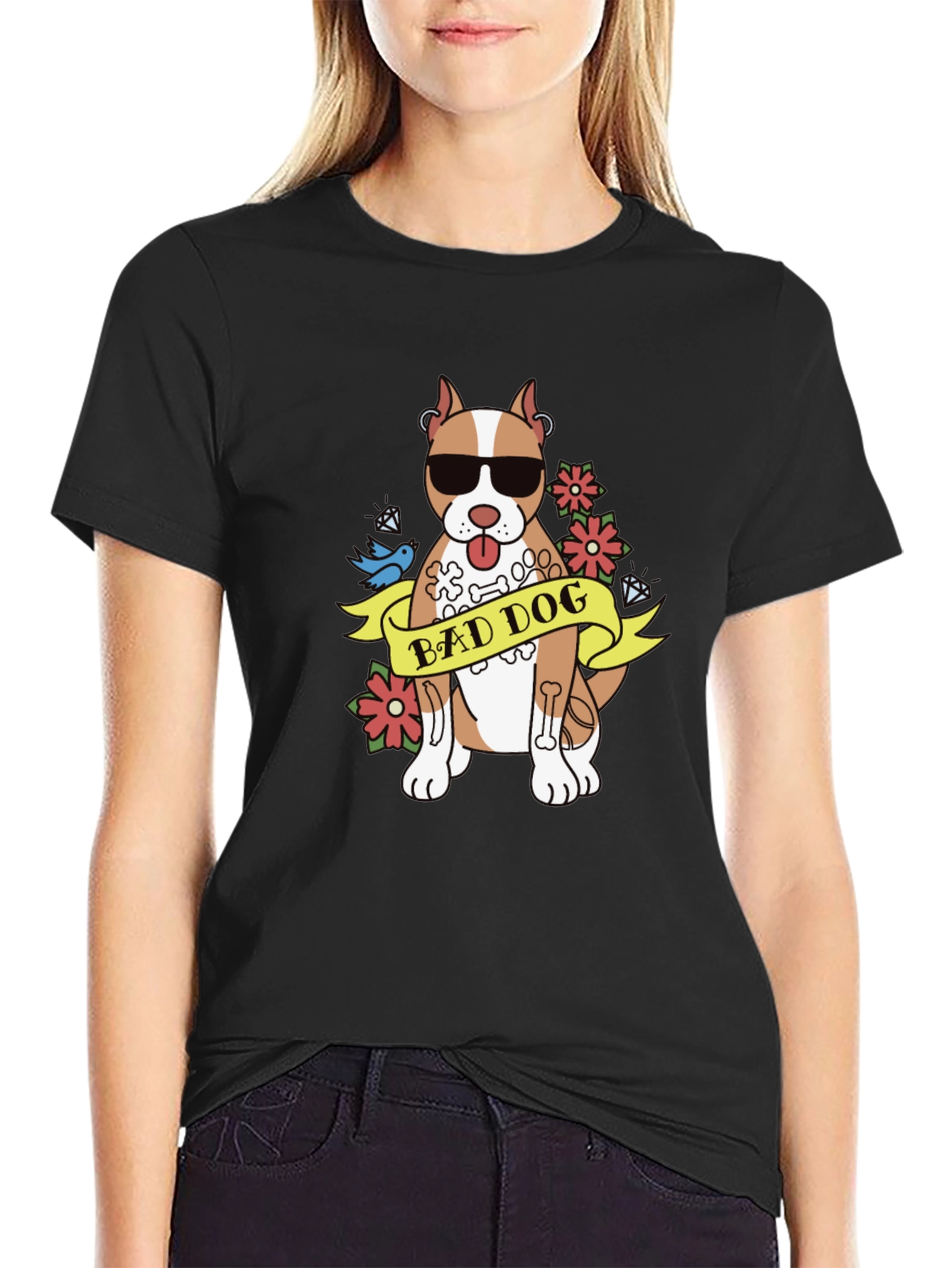 Bad Dog Graphic T-Shirt