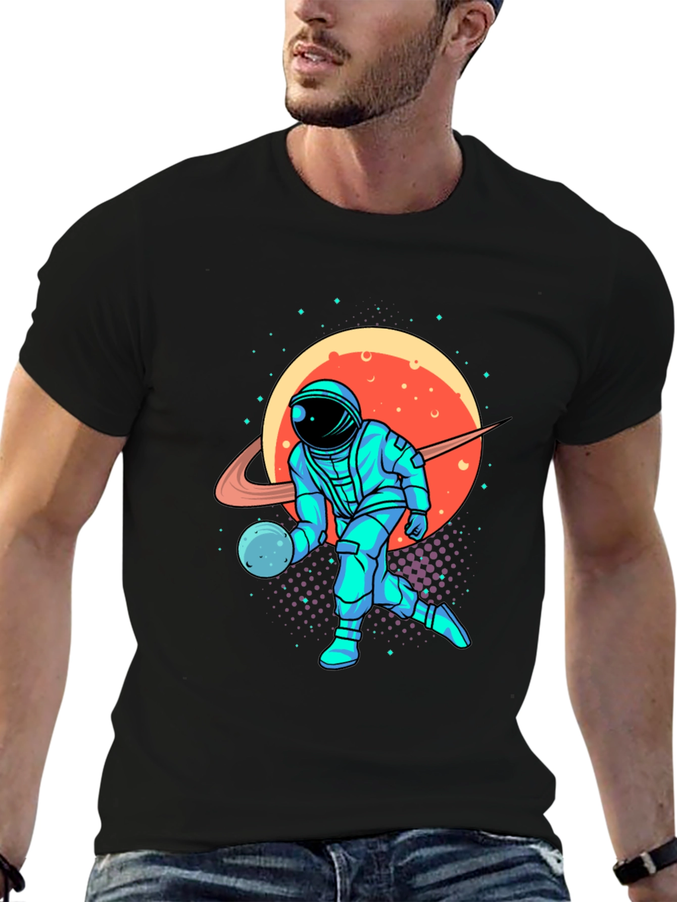Astronaut Bowling T-Shirt