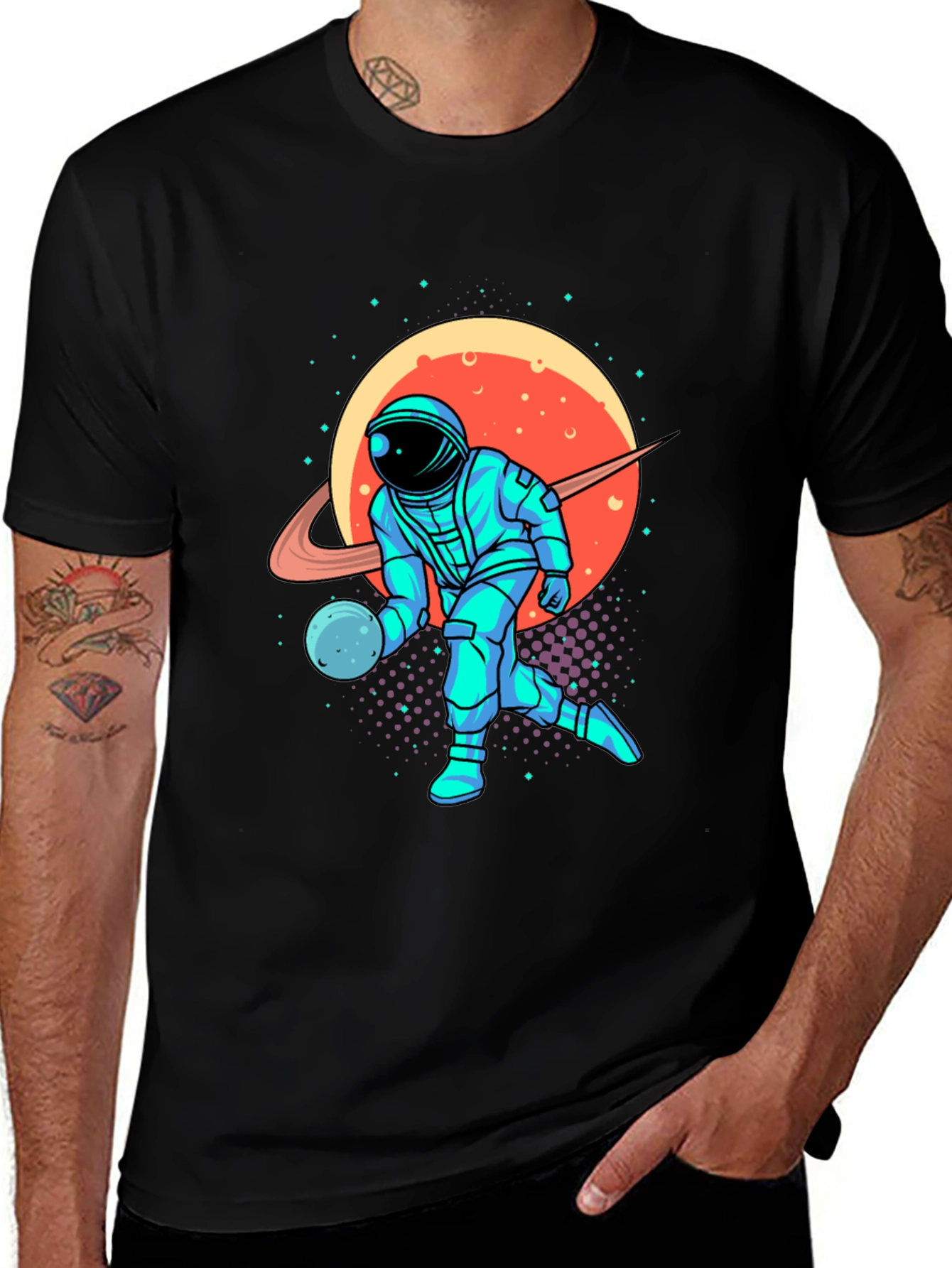 Astronaut Bowling T-Shirt