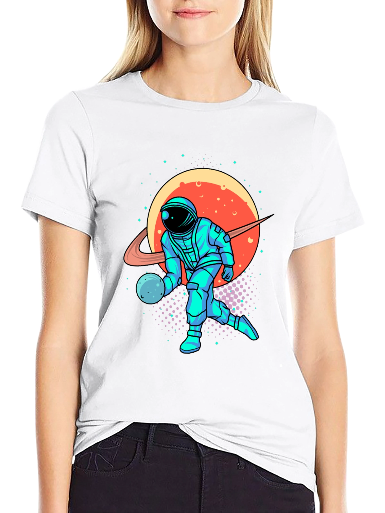 Astronaut Bowling T-Shirt