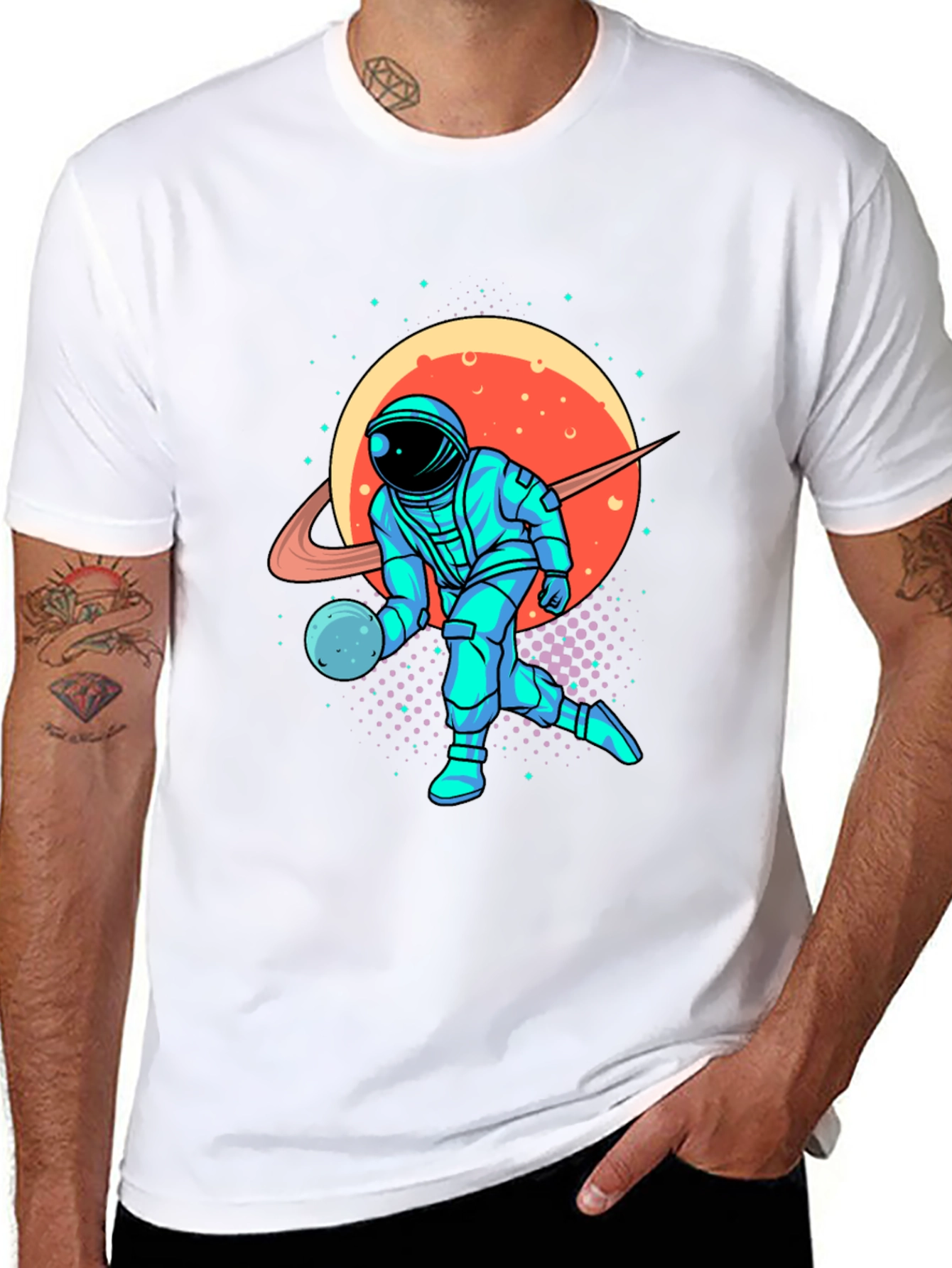Astronaut Bowling T-Shirt