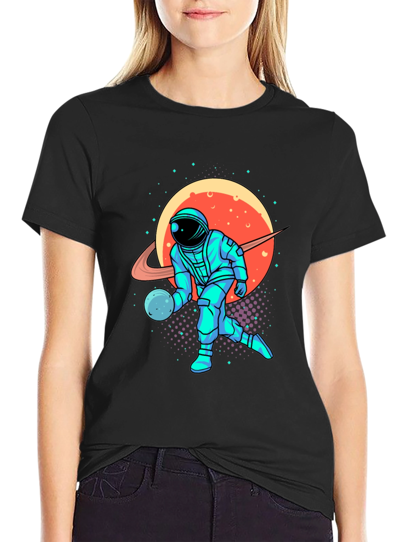 Astronaut Bowling T-Shirt