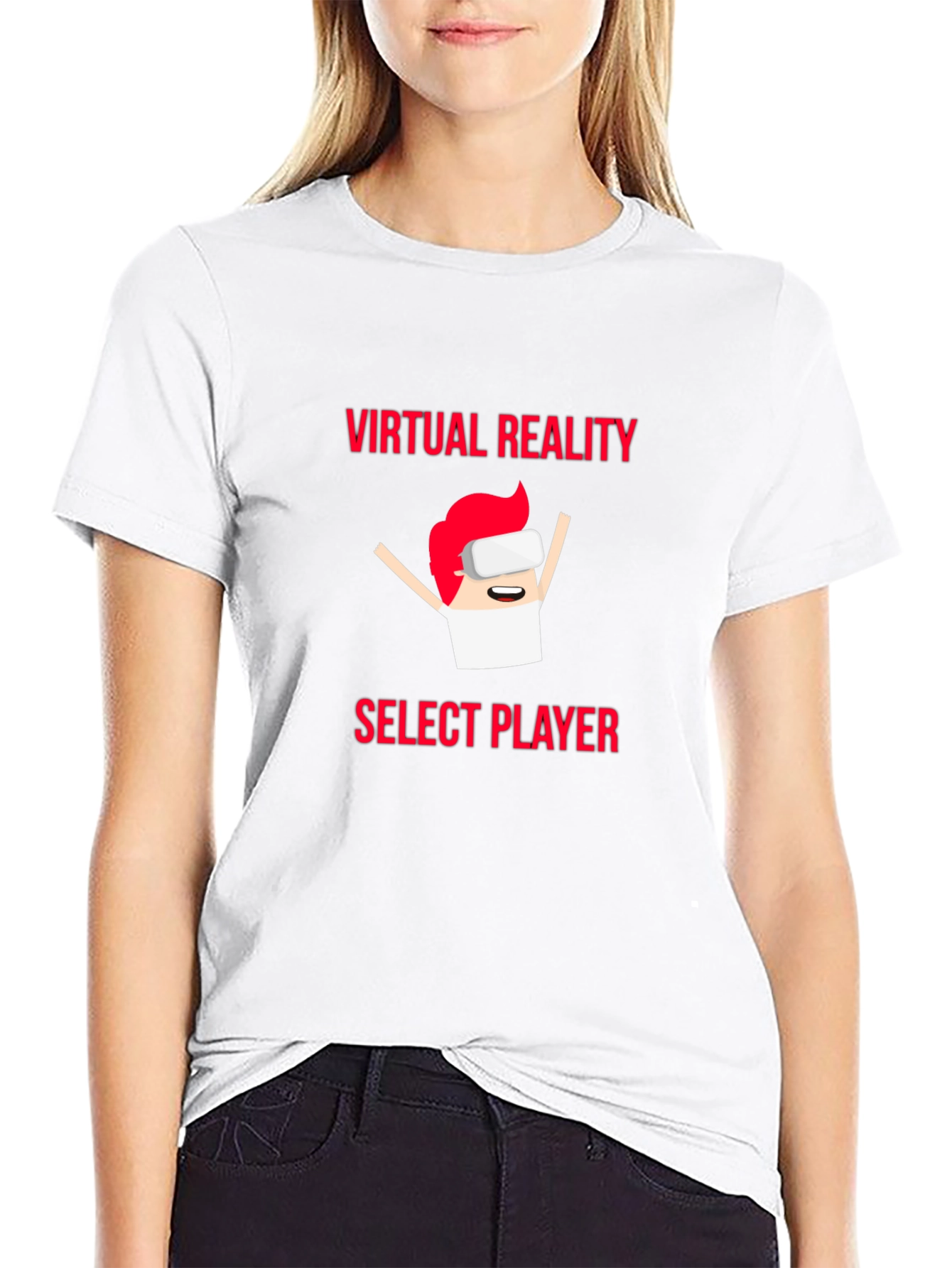 Virtual Reality Gamer T-Shirt - Select Player Design