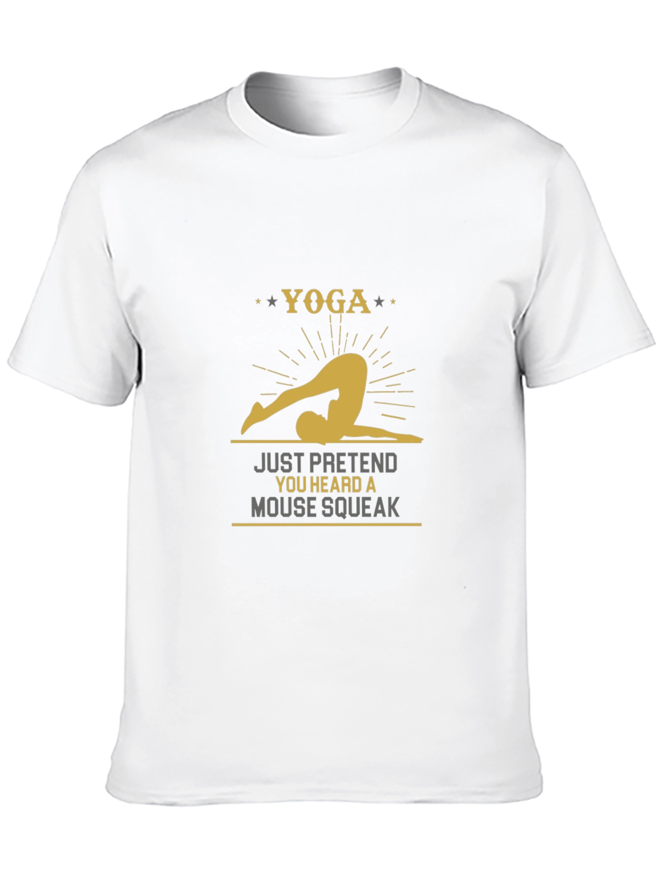 Yoga Mouse Squeak Graphic T-Shirt