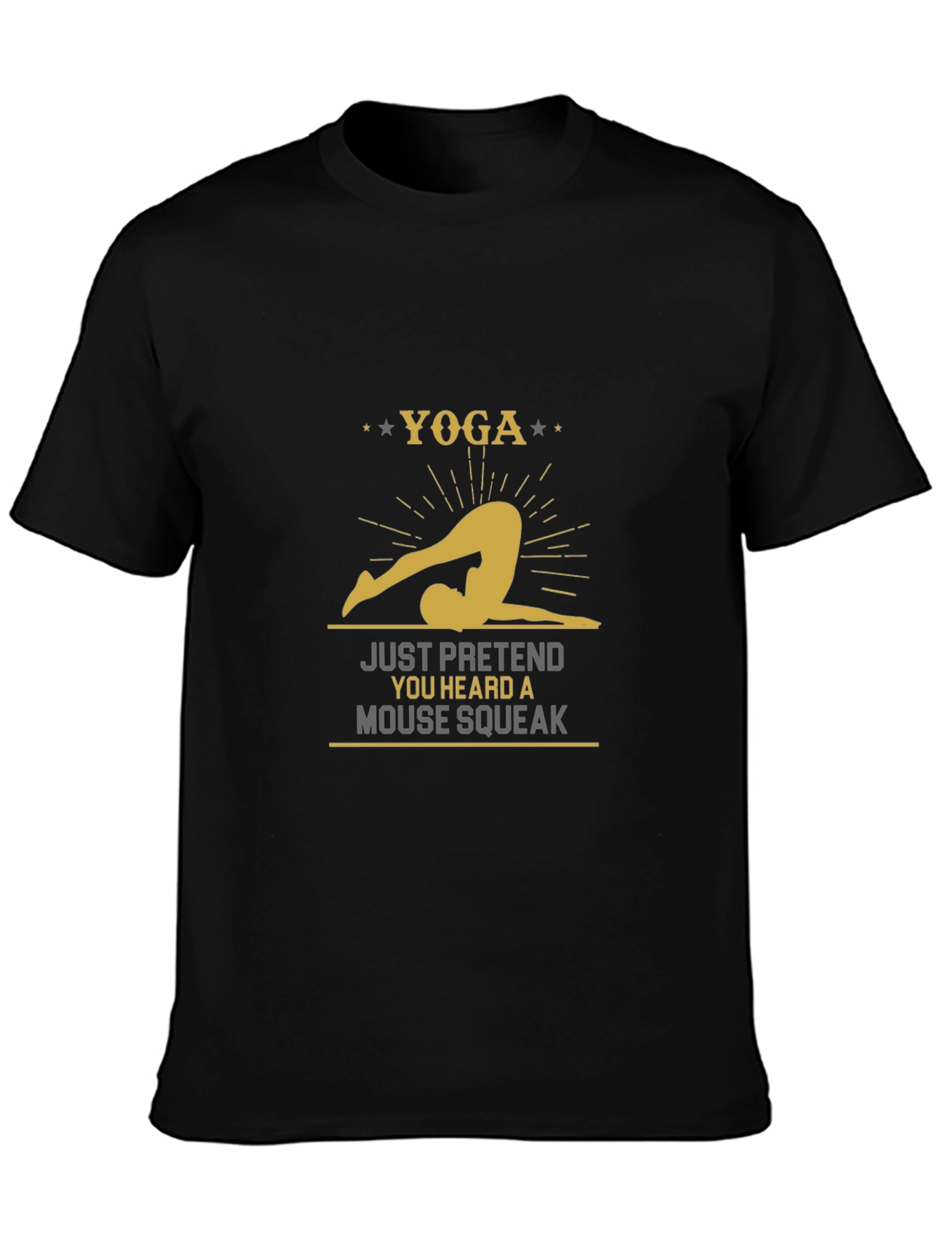 Yoga Mouse Squeak Graphic T-Shirt