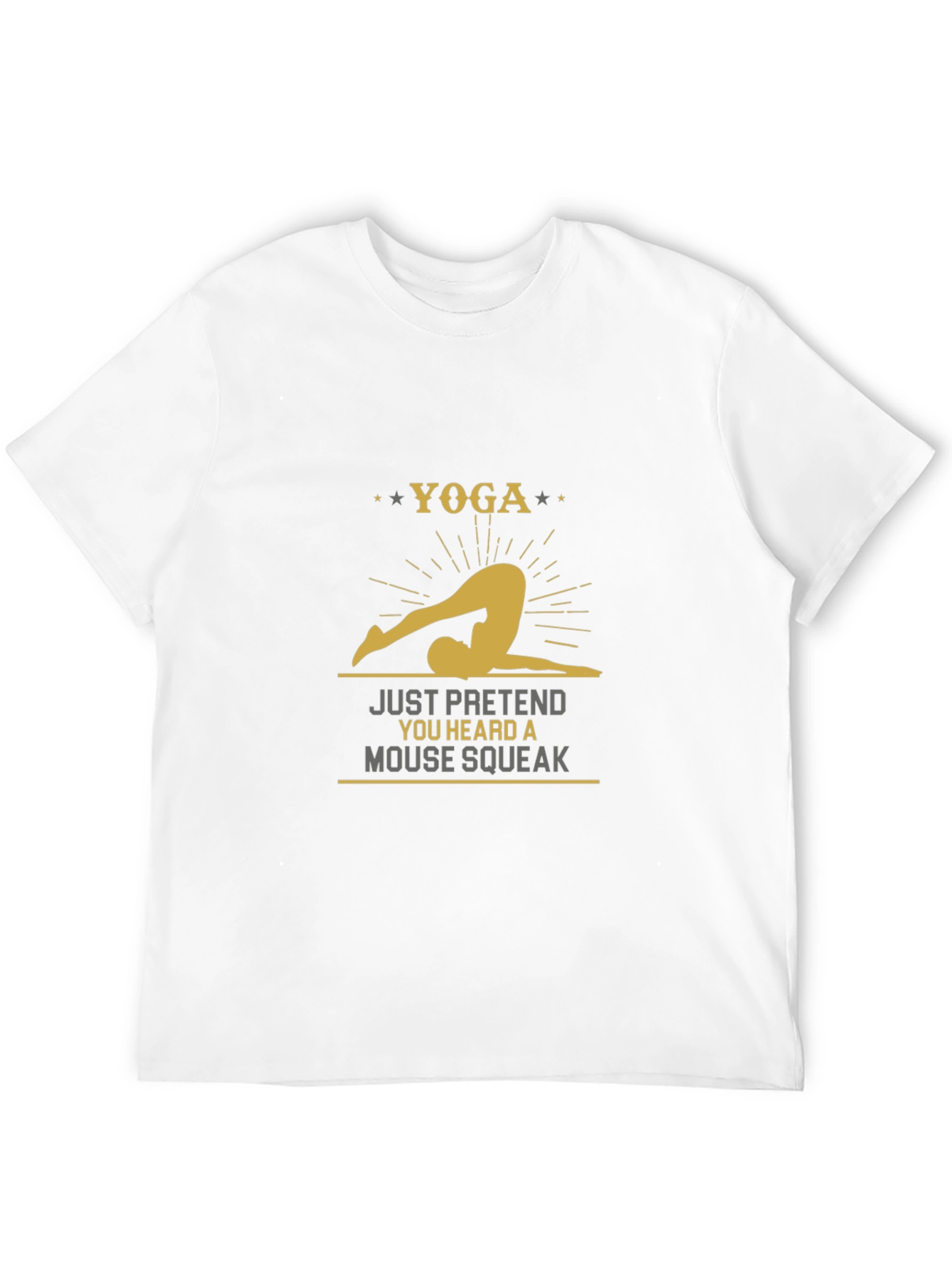 Yoga Mouse Squeak Graphic T-Shirt