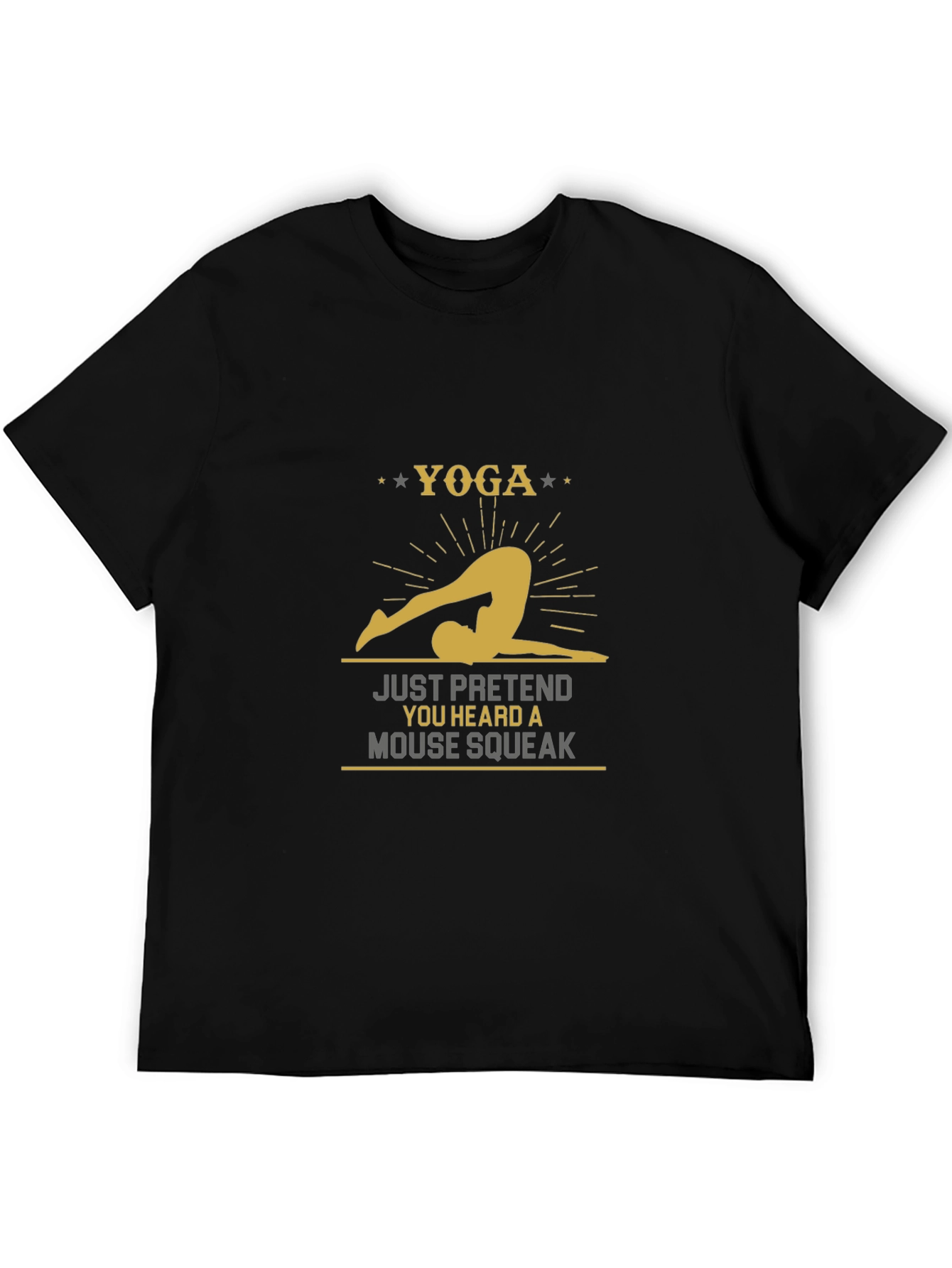 Yoga Mouse Squeak Graphic T-Shirt