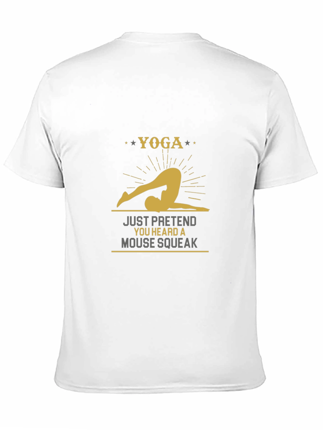 Yoga Mouse Squeak Graphic T-Shirt