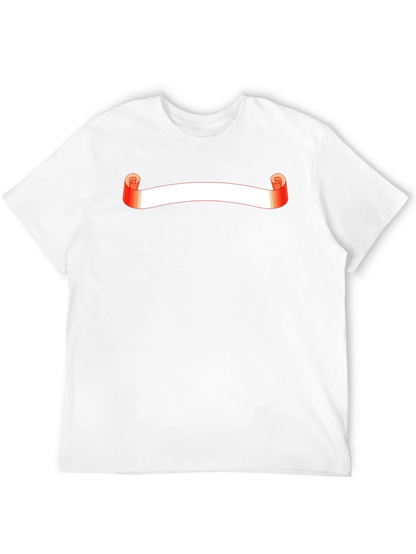Stylish Black T-Shirt with Scroll Graphic