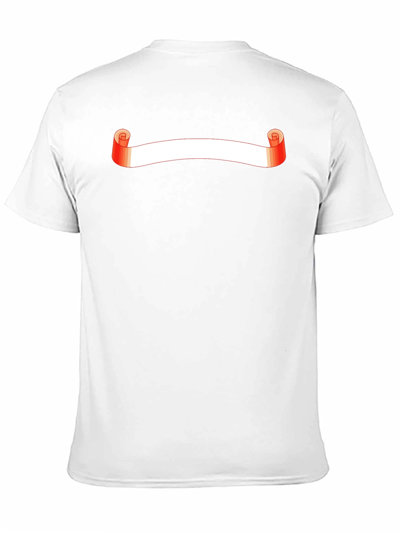 Stylish Black T-Shirt with Scroll Graphic
