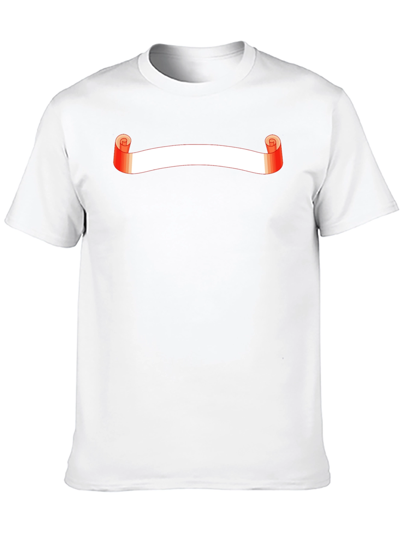 Stylish Black T-Shirt with Scroll Graphic