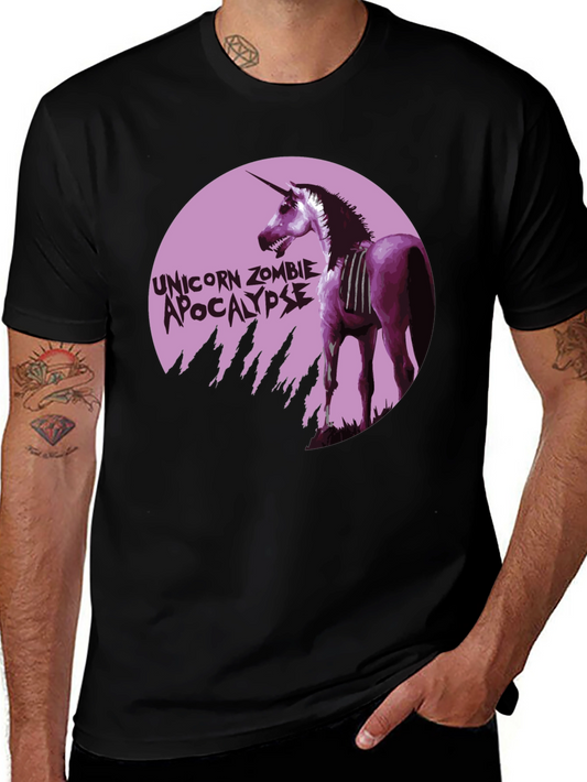 Unicorn Zombie Apocalypse Graphic T-Shirt