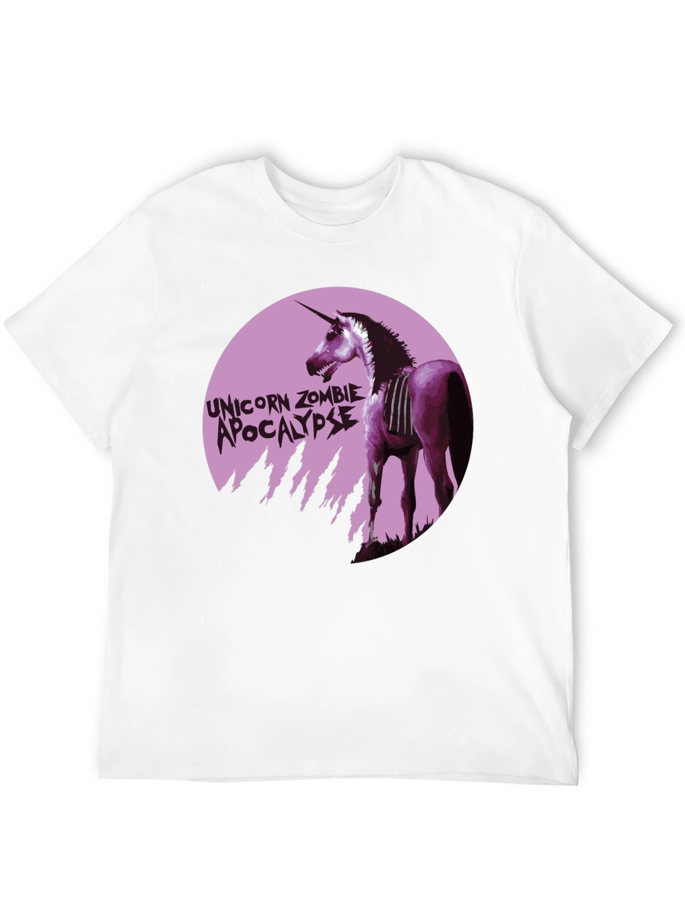 Unicorn Zombie Apocalypse Graphic T-Shirt