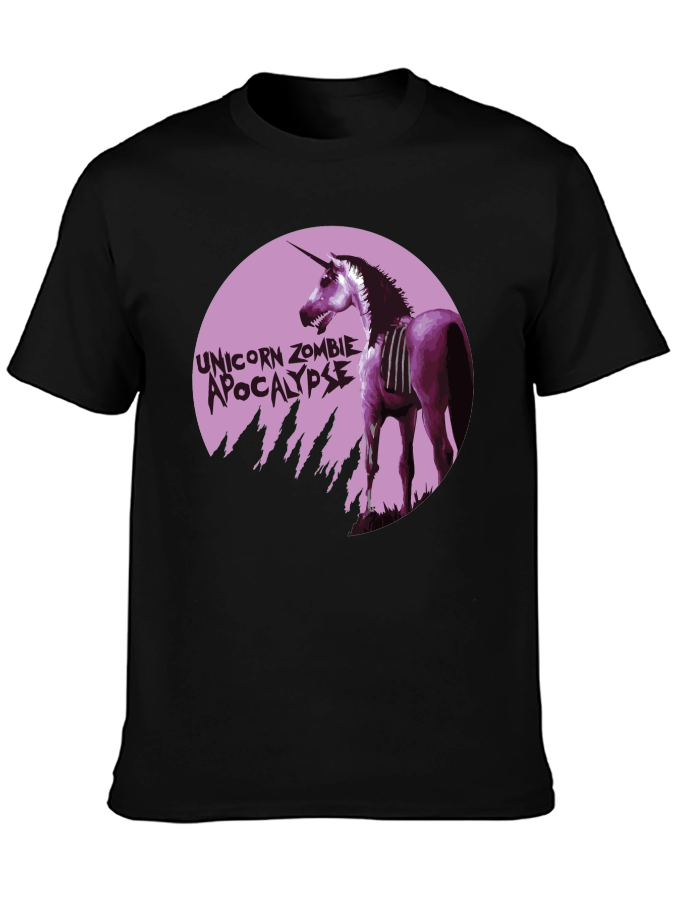 Unicorn Zombie Apocalypse Graphic T-Shirt