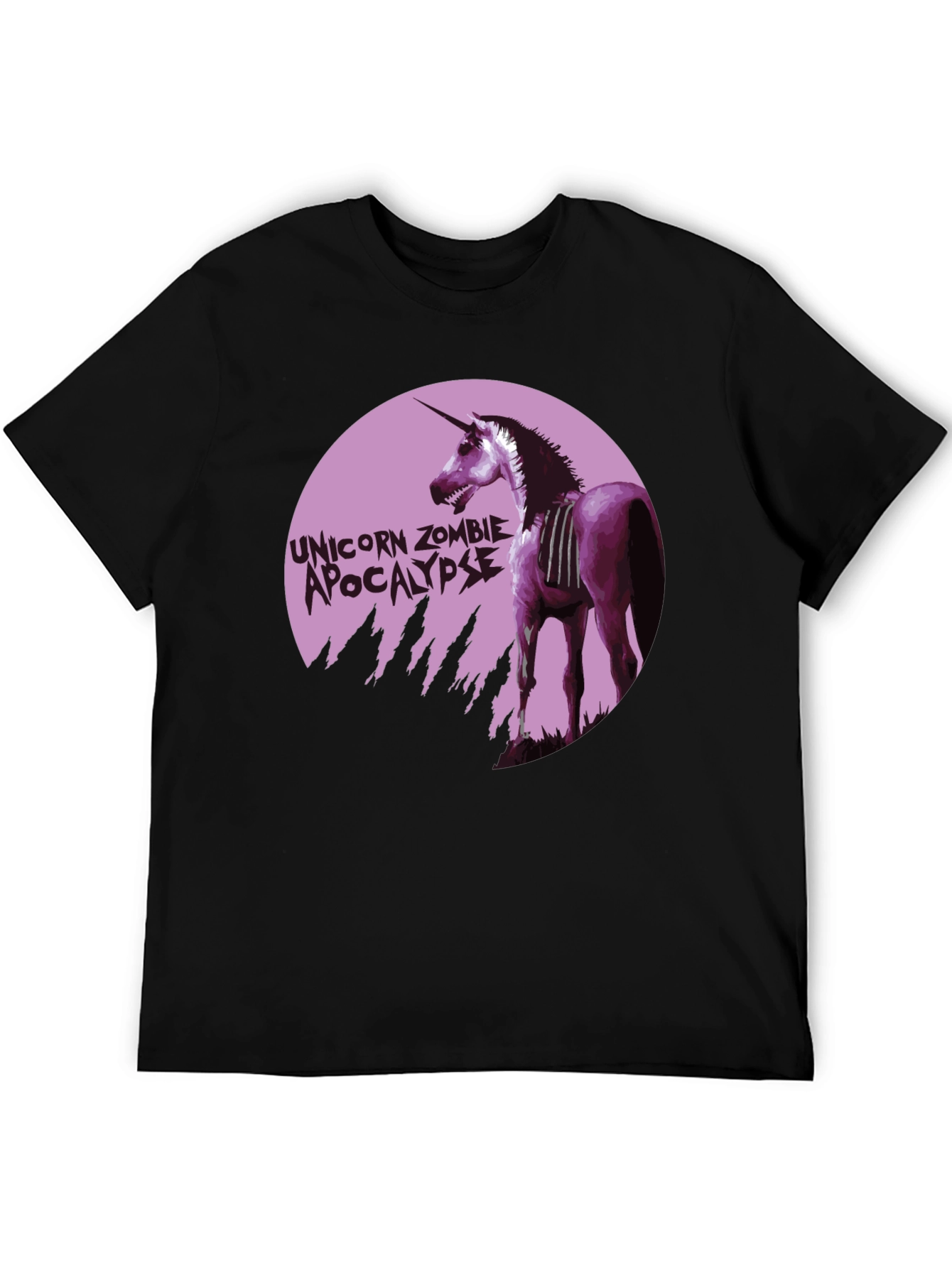 Unicorn Zombie Apocalypse Graphic T-Shirt