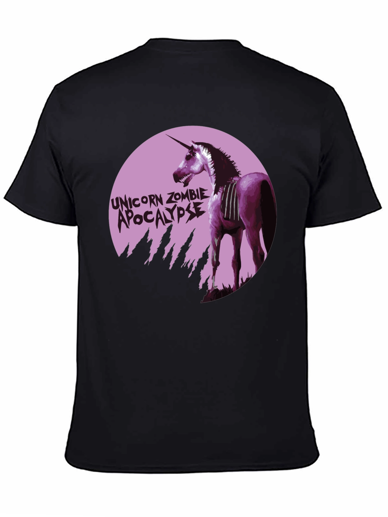 Unicorn Zombie Apocalypse Graphic T-Shirt