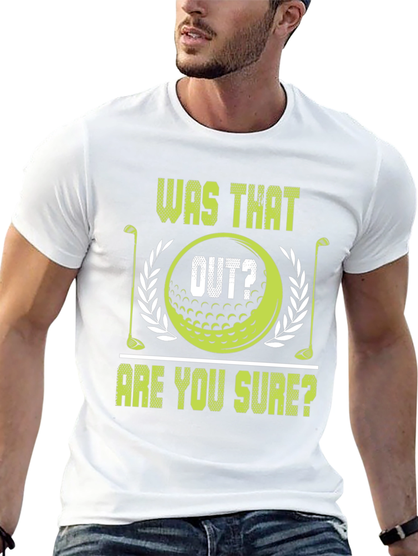 Was That Out? Funny Golf T-Shirt