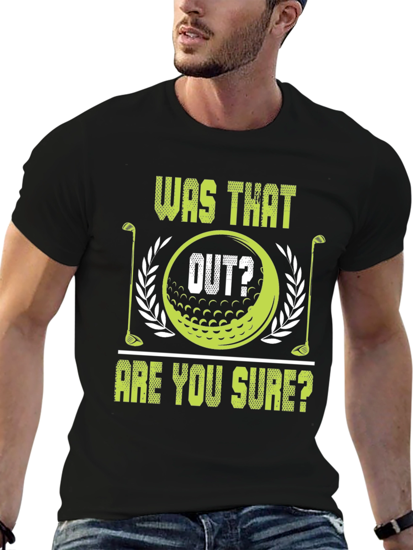 Was That Out? Funny Golf T-Shirt