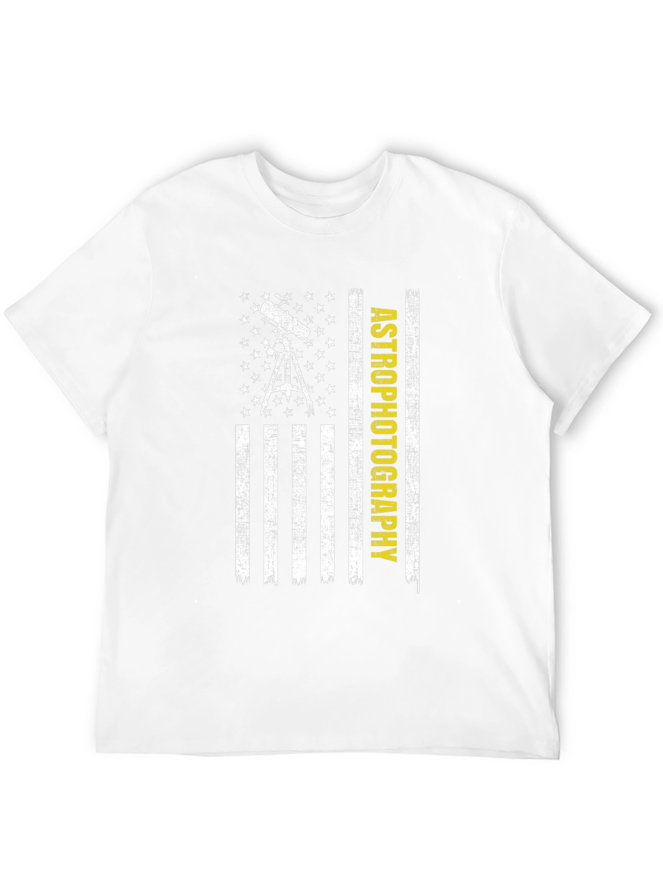 Astrophotography American Flag Graphic Tee