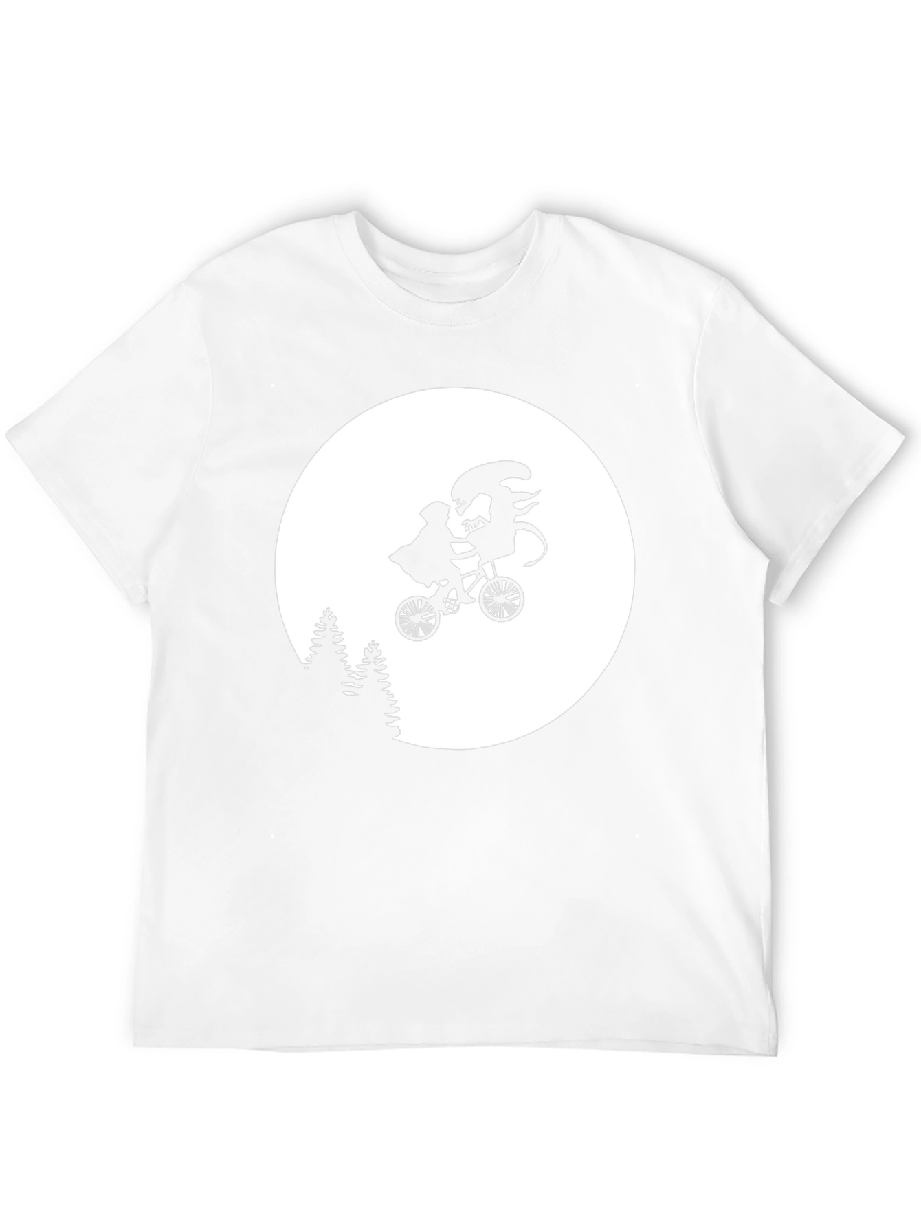 Alien Bike Ride T-Shirt - Sci-Fi Humor Tee