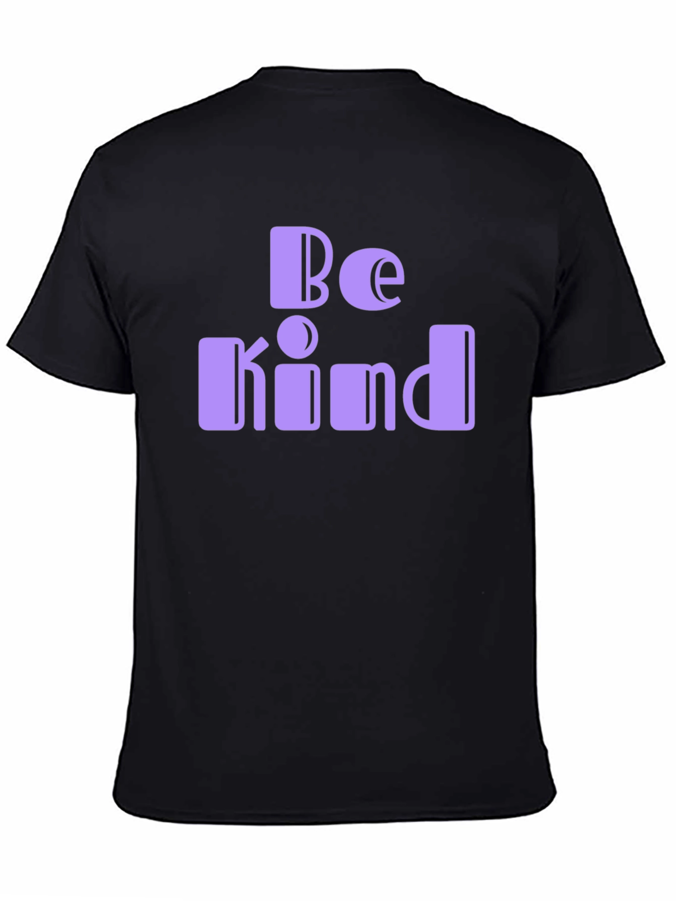 Be Kind Graphic Tee - Black Cotton Comfort