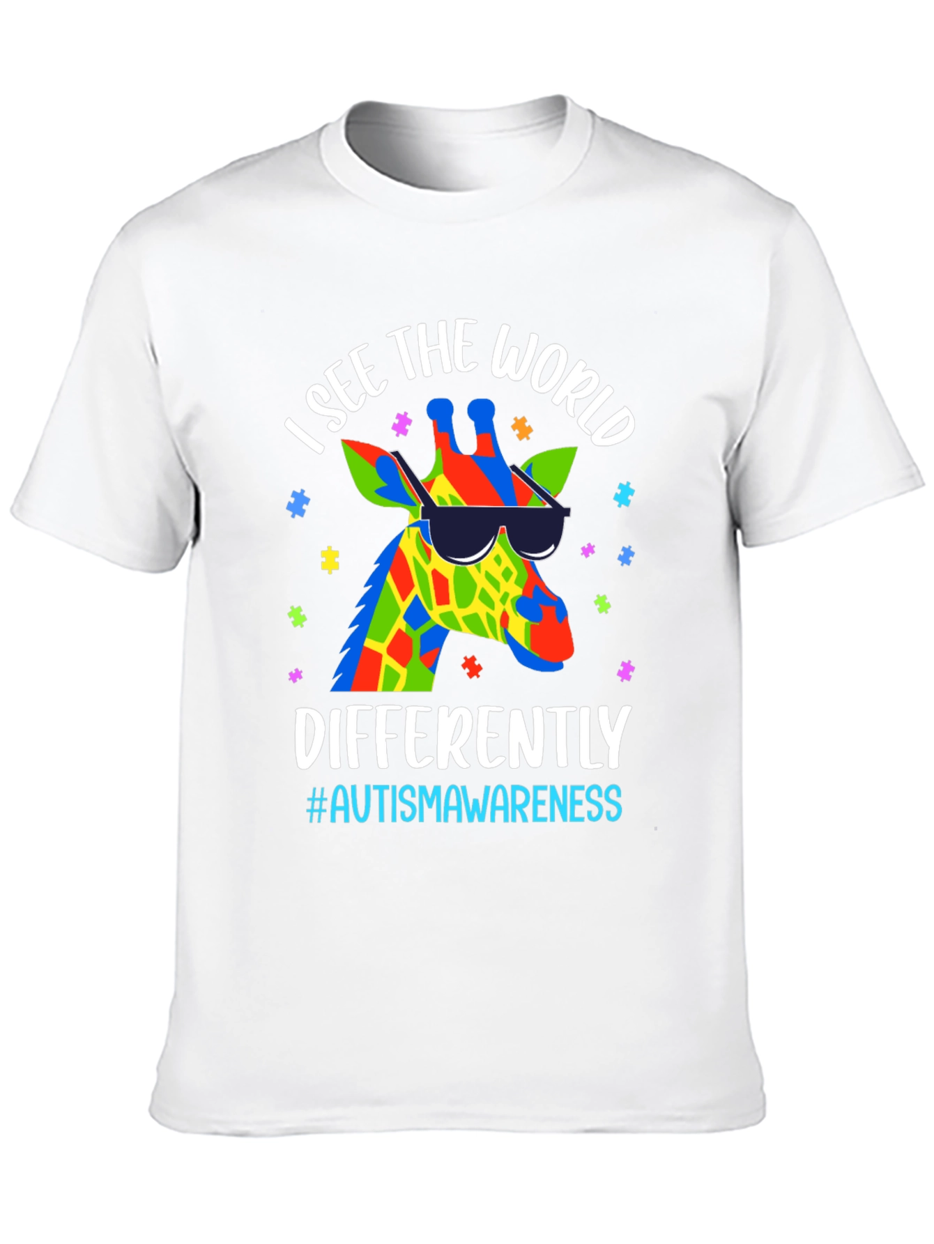 Autism Awareness Giraffe T-Shirt