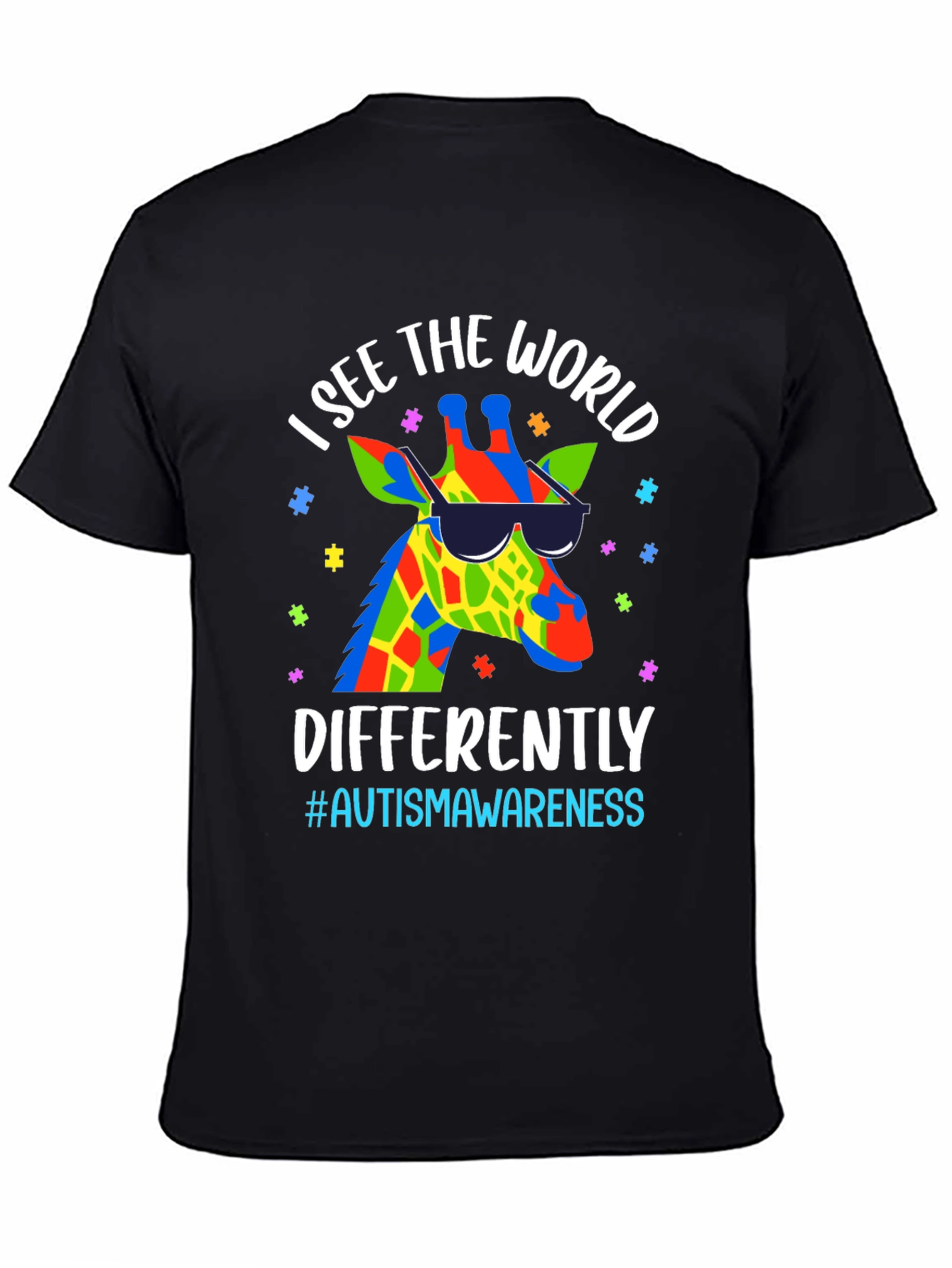 Autism Awareness Giraffe T-Shirt