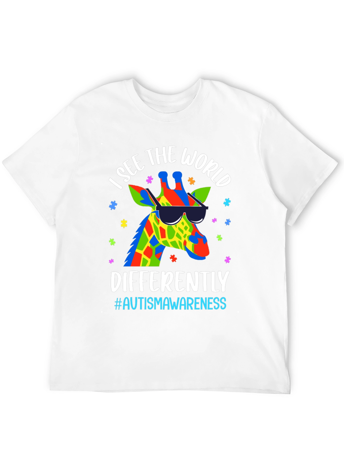 Autism Awareness Giraffe T-Shirt