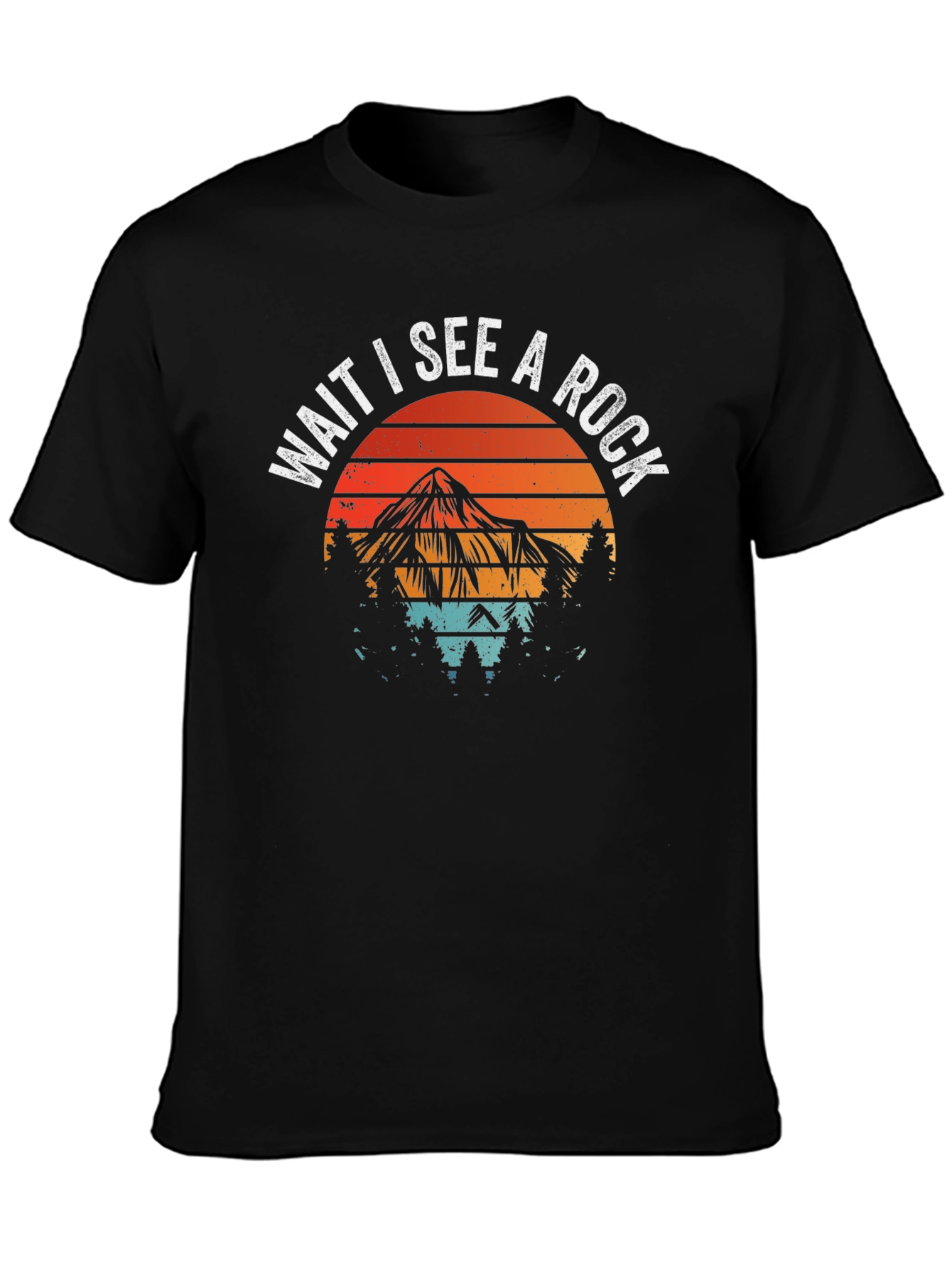 Wait I See A Rock Graphic Tee